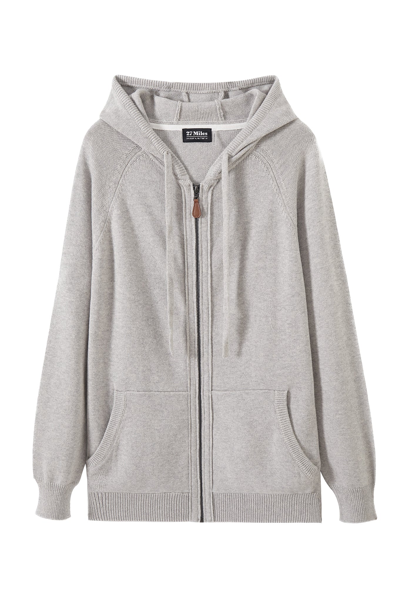 Silvio Men's Cotton Zip Up Hoodie