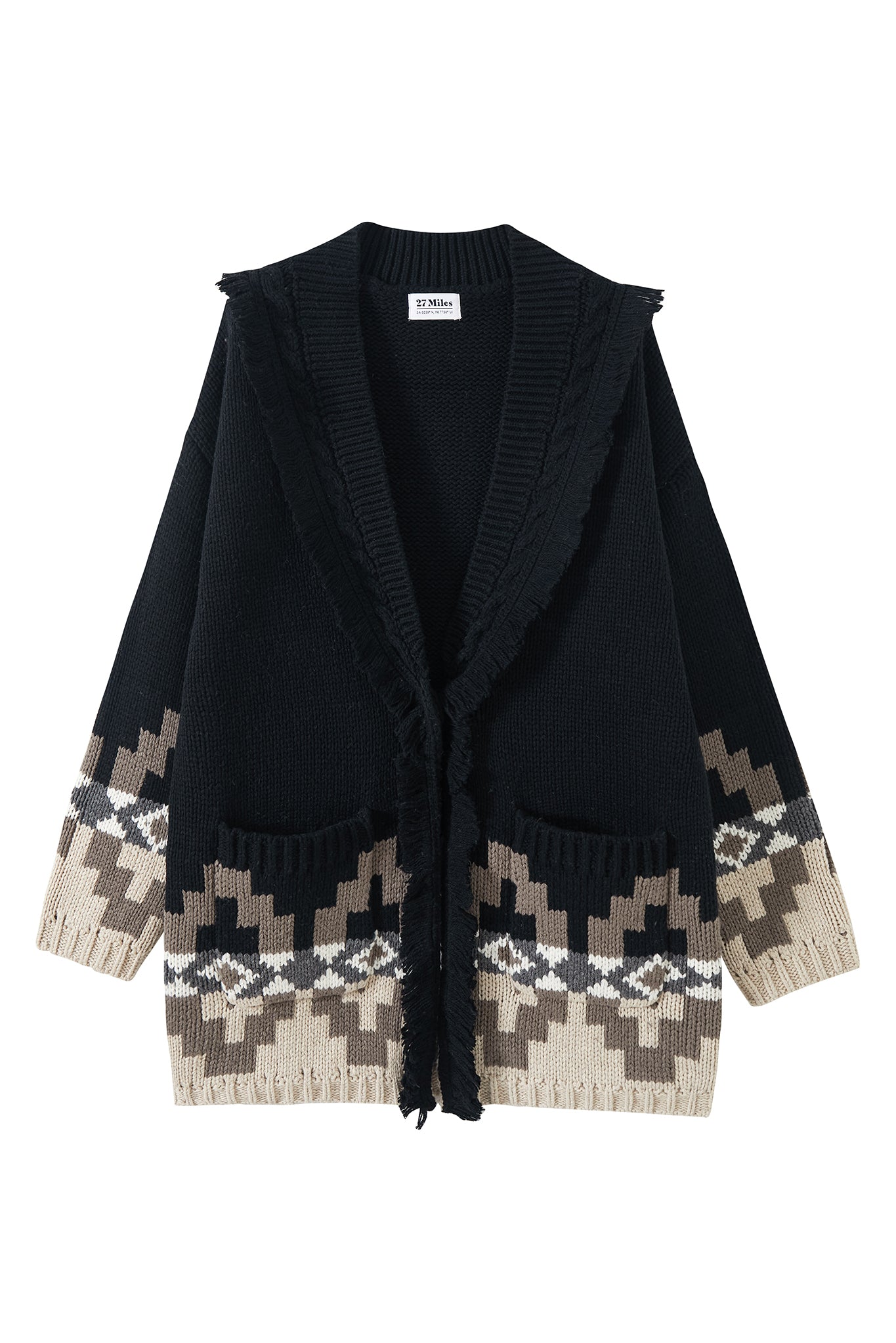 Demeree Cardigan with Southwestern Pattern