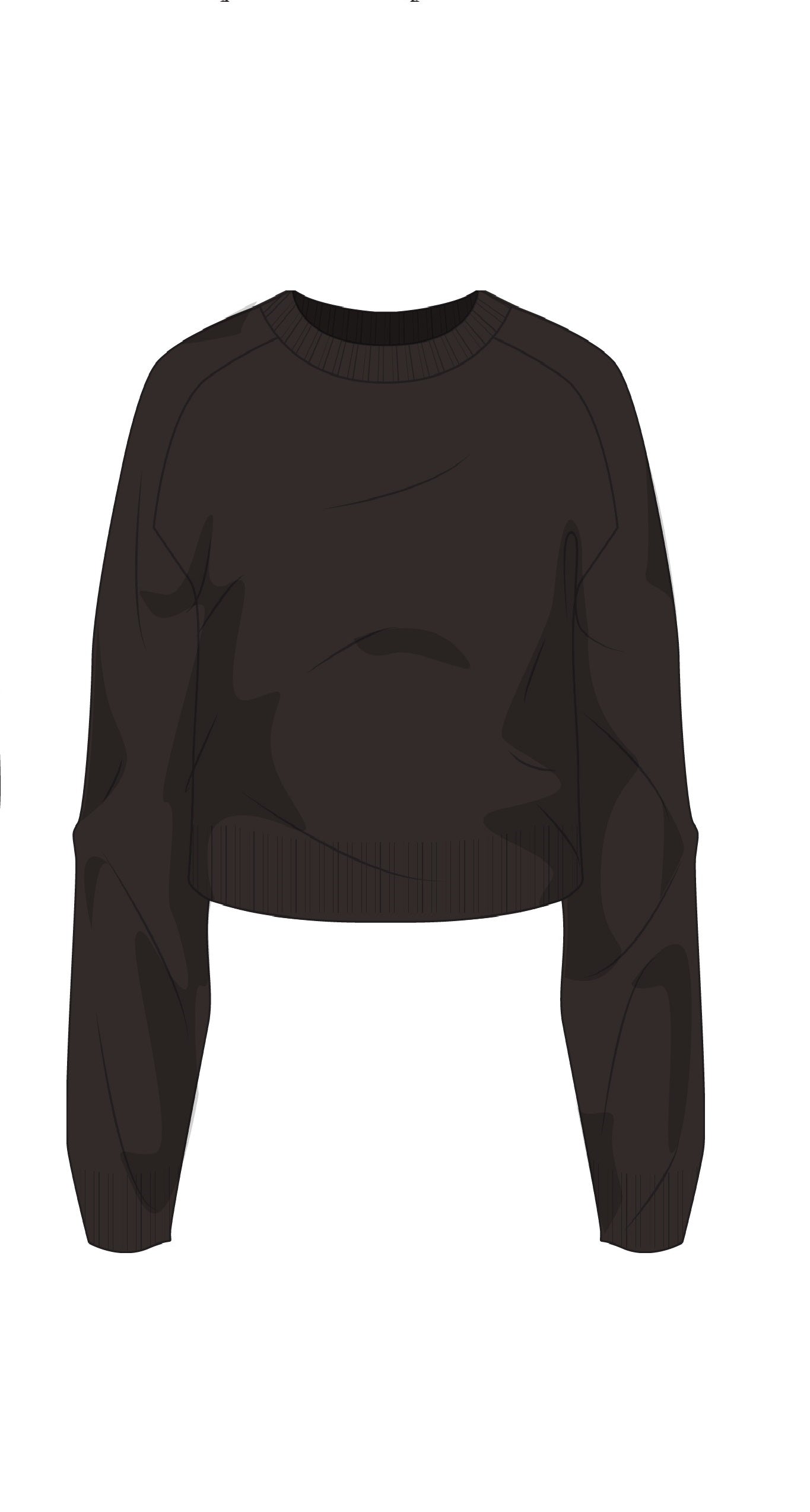 Alyson Cropped Cashmere Crewneck