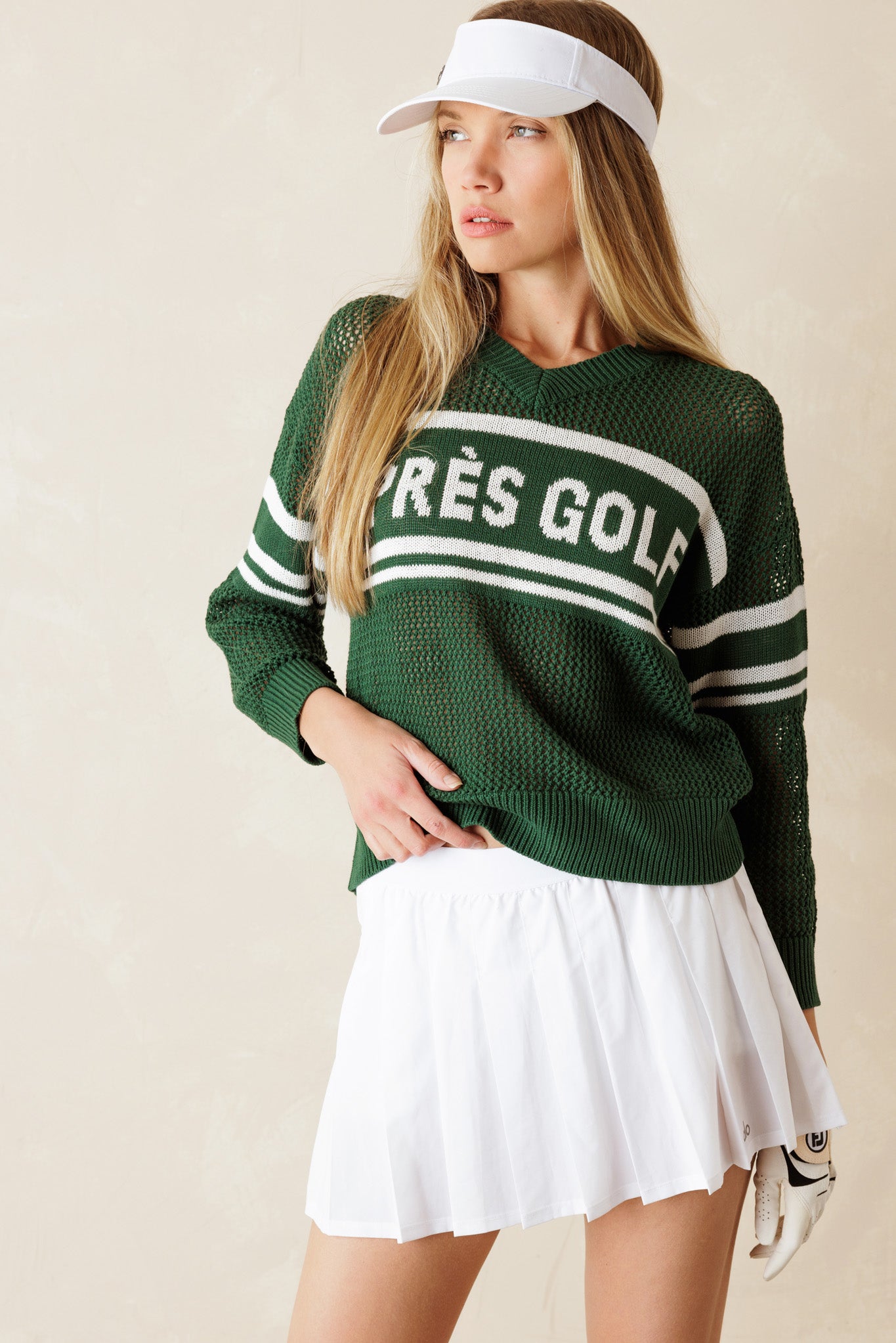 Après Golf V Neck Cotton Pullover