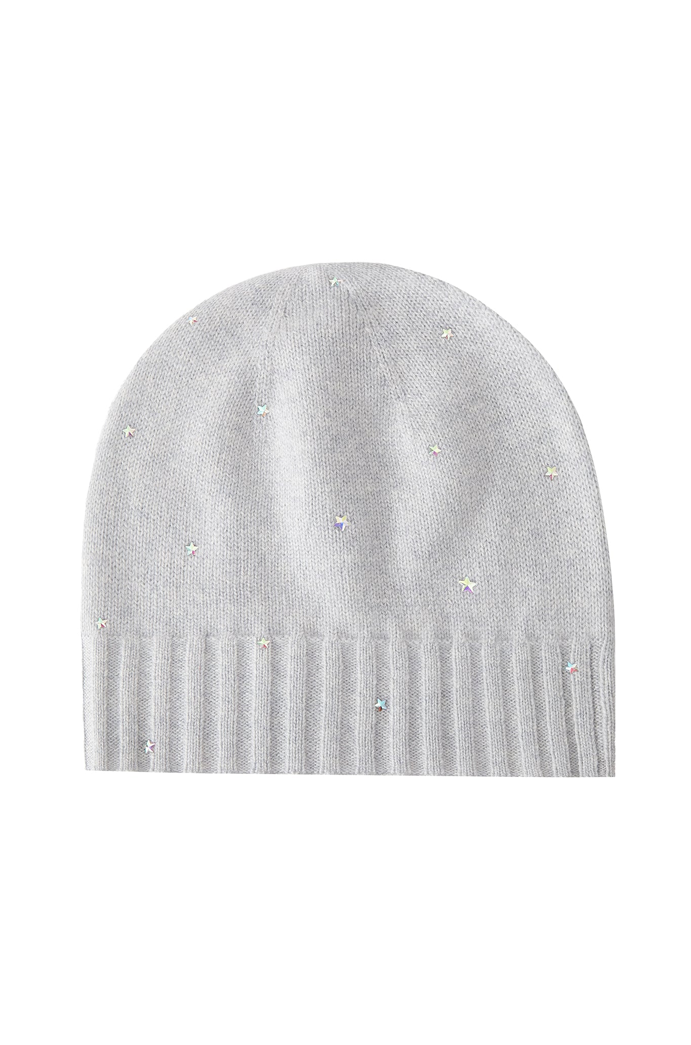 Ella Cashmere Beanie with Star Rhinestones