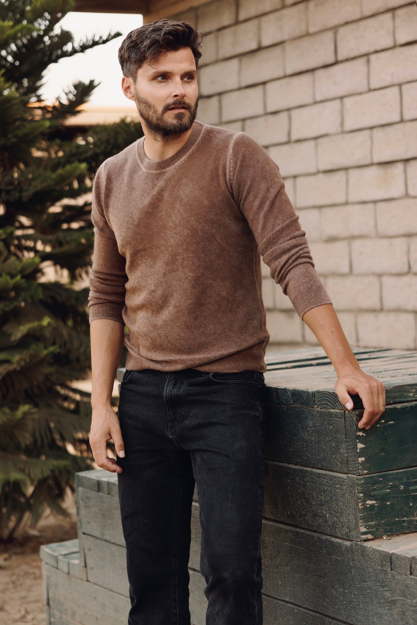 Rocco Men's Cashmere Crewneck