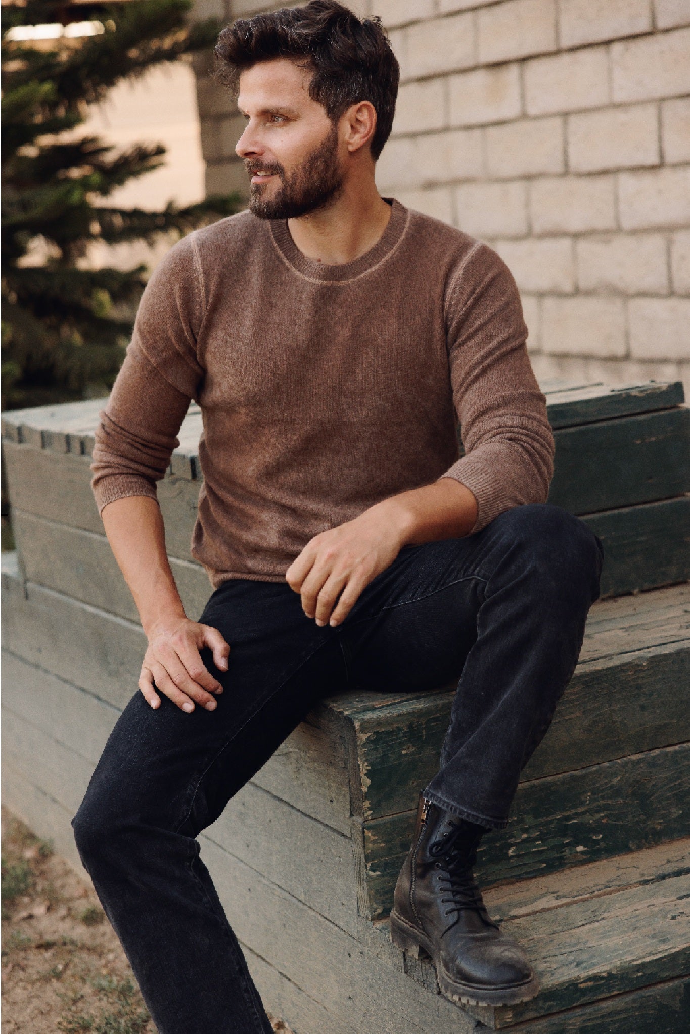 Rocco Men's Cashmere Crewneck