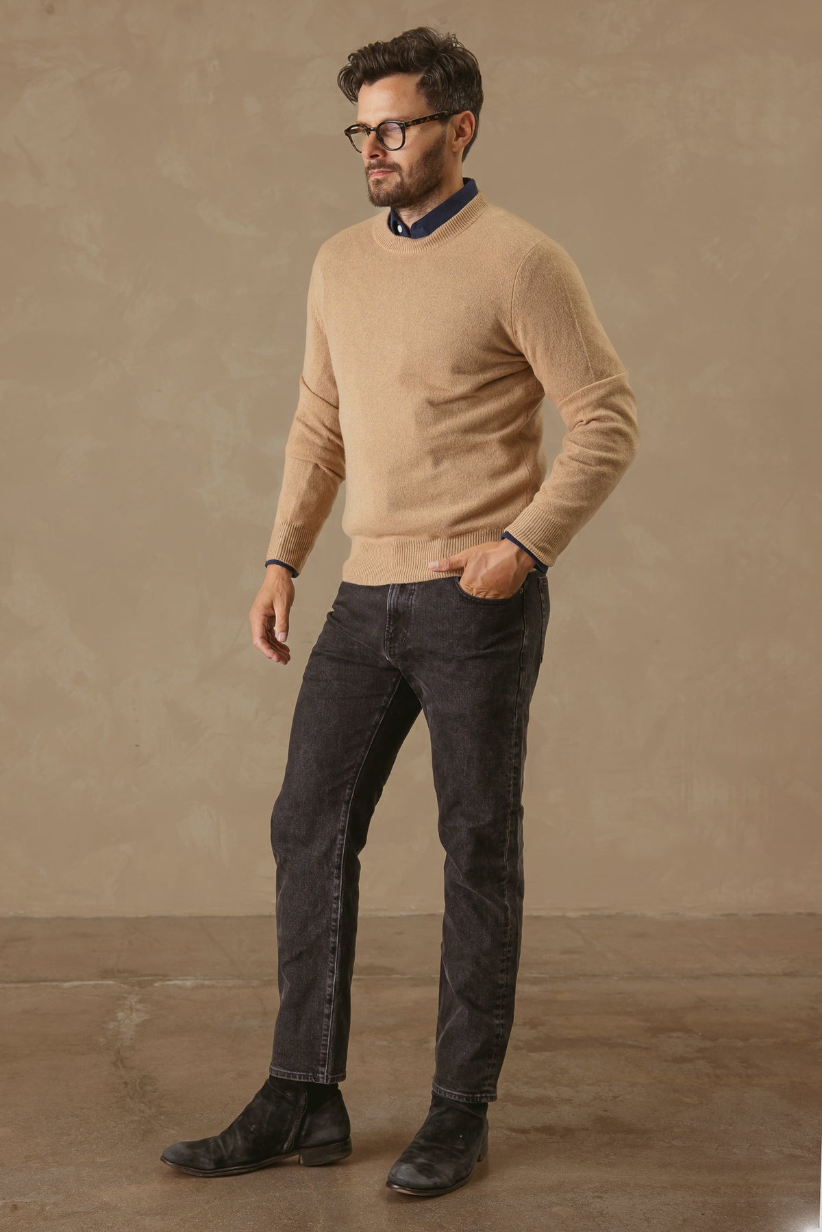 Citta Men's Cashmere Crewneck