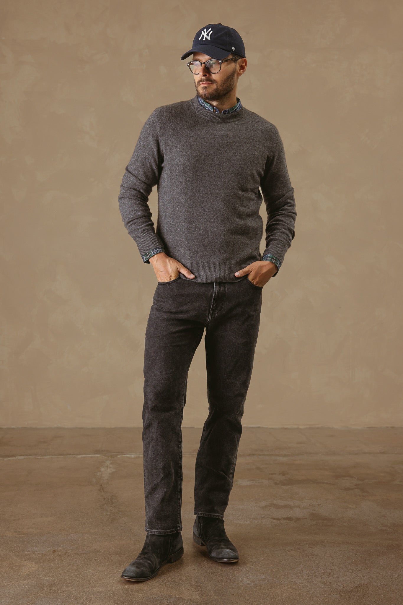 Citta Men's Cashmere Crewneck