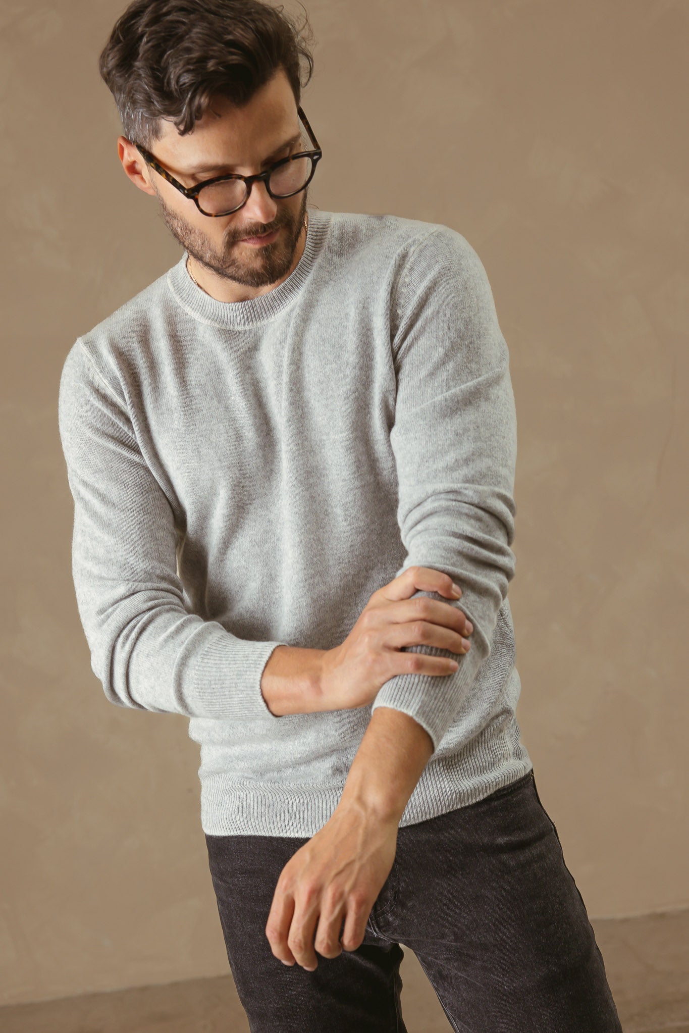 Rocco Men's Cashmere Crewneck