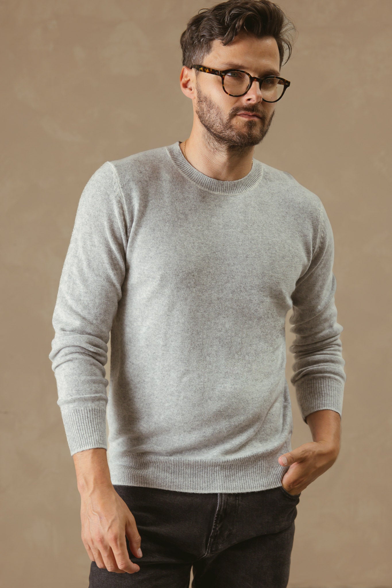 Rocco Men's Cashmere Crewneck