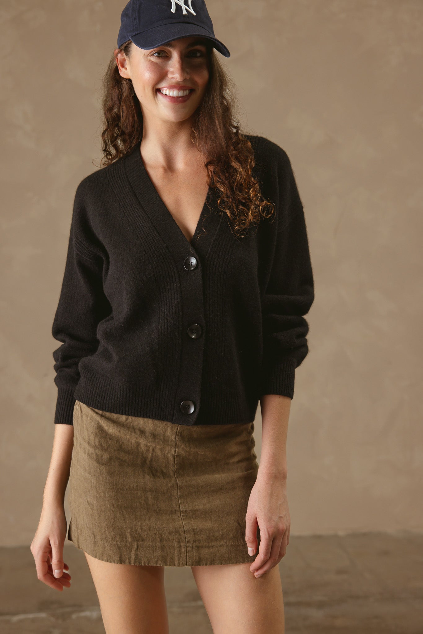 Monroe V Neck Cashmere Cardigan