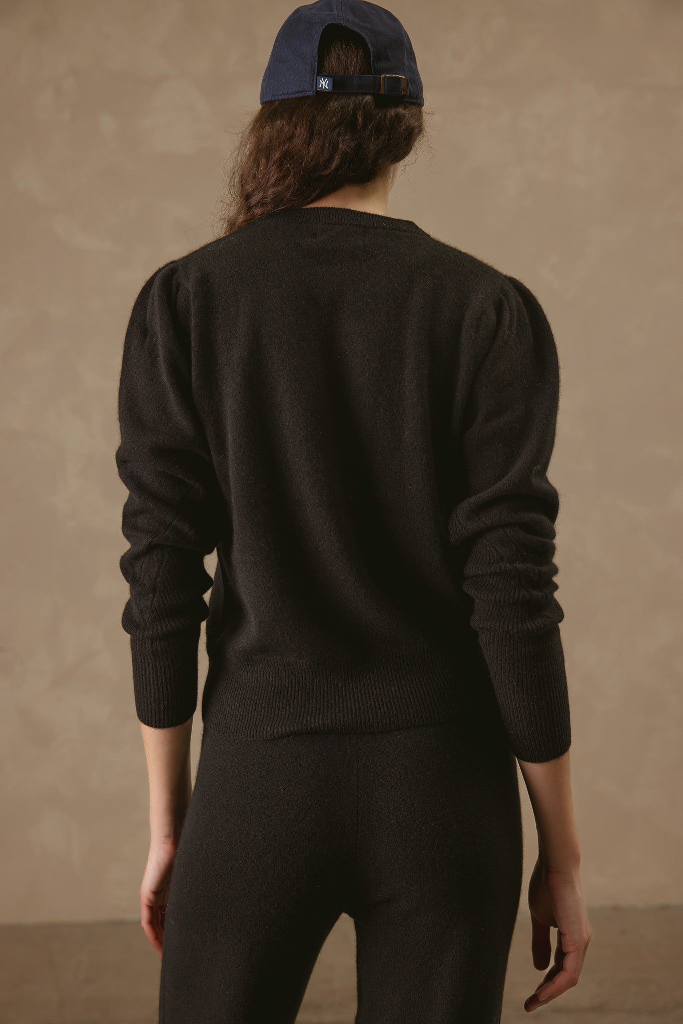 Sheila Puff Sleeve Cashmere Pullover