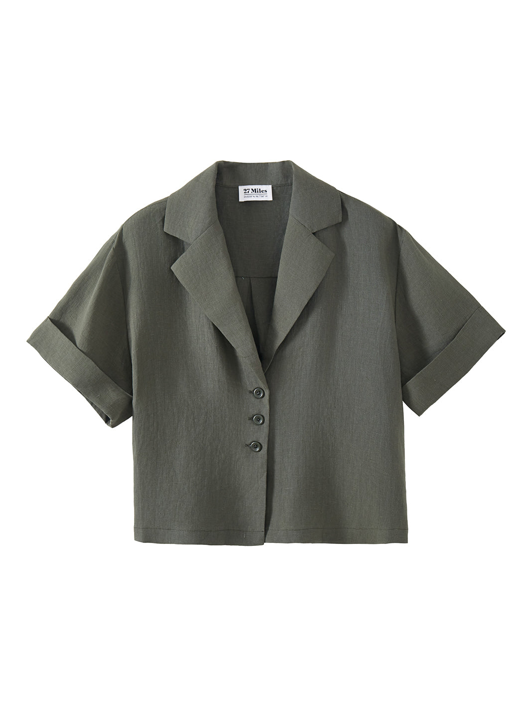 Eugenia Short Sleeve Linen Shirt