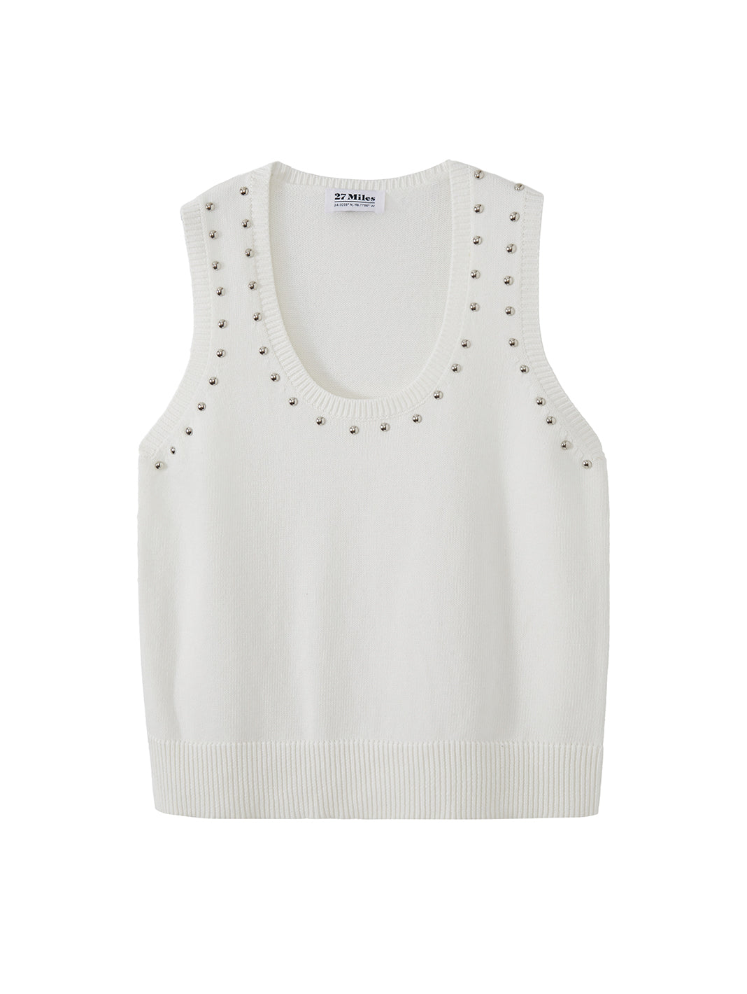 Nancy Studded Knit Tank