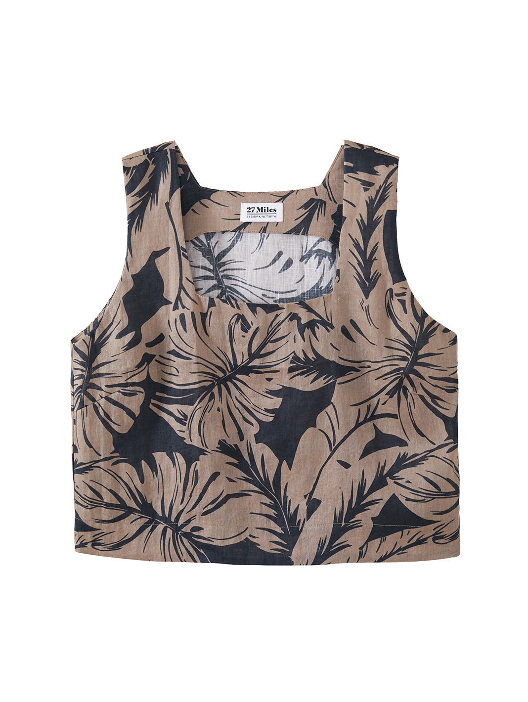 Piper Square Neck Linen Tank