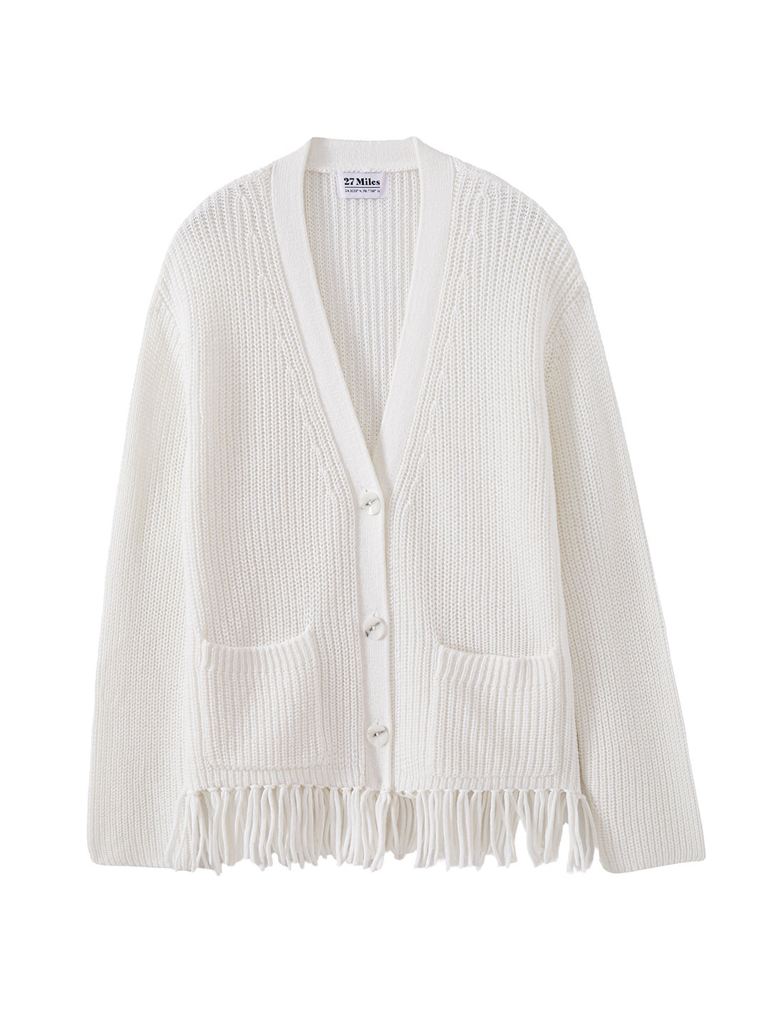 Eliana Cotton Fringe Cardigan