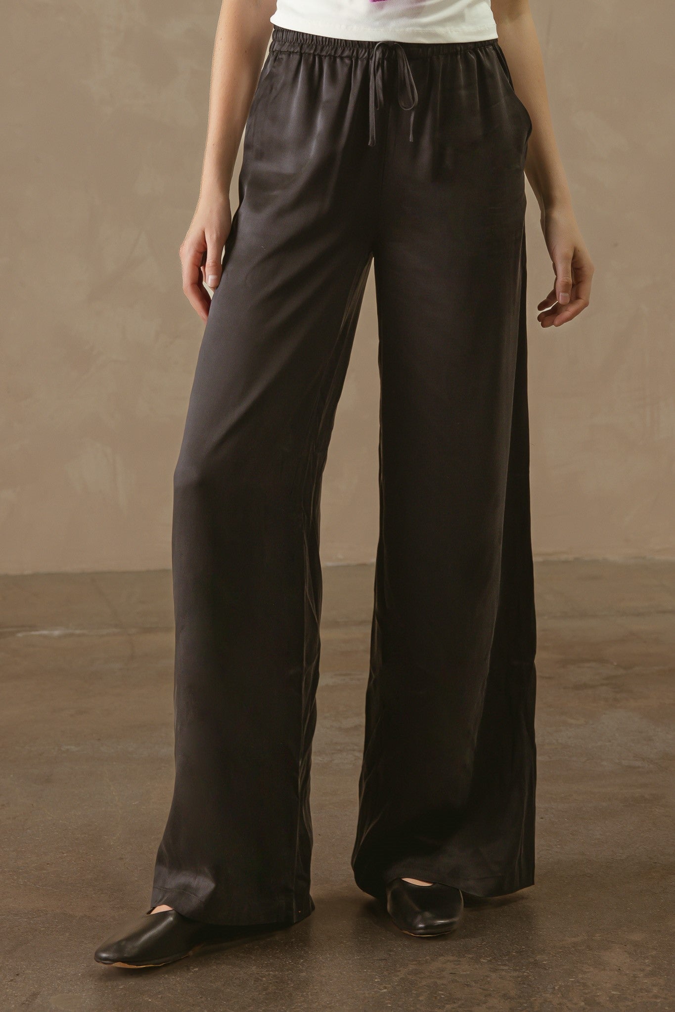 Therese Silk Track Pant