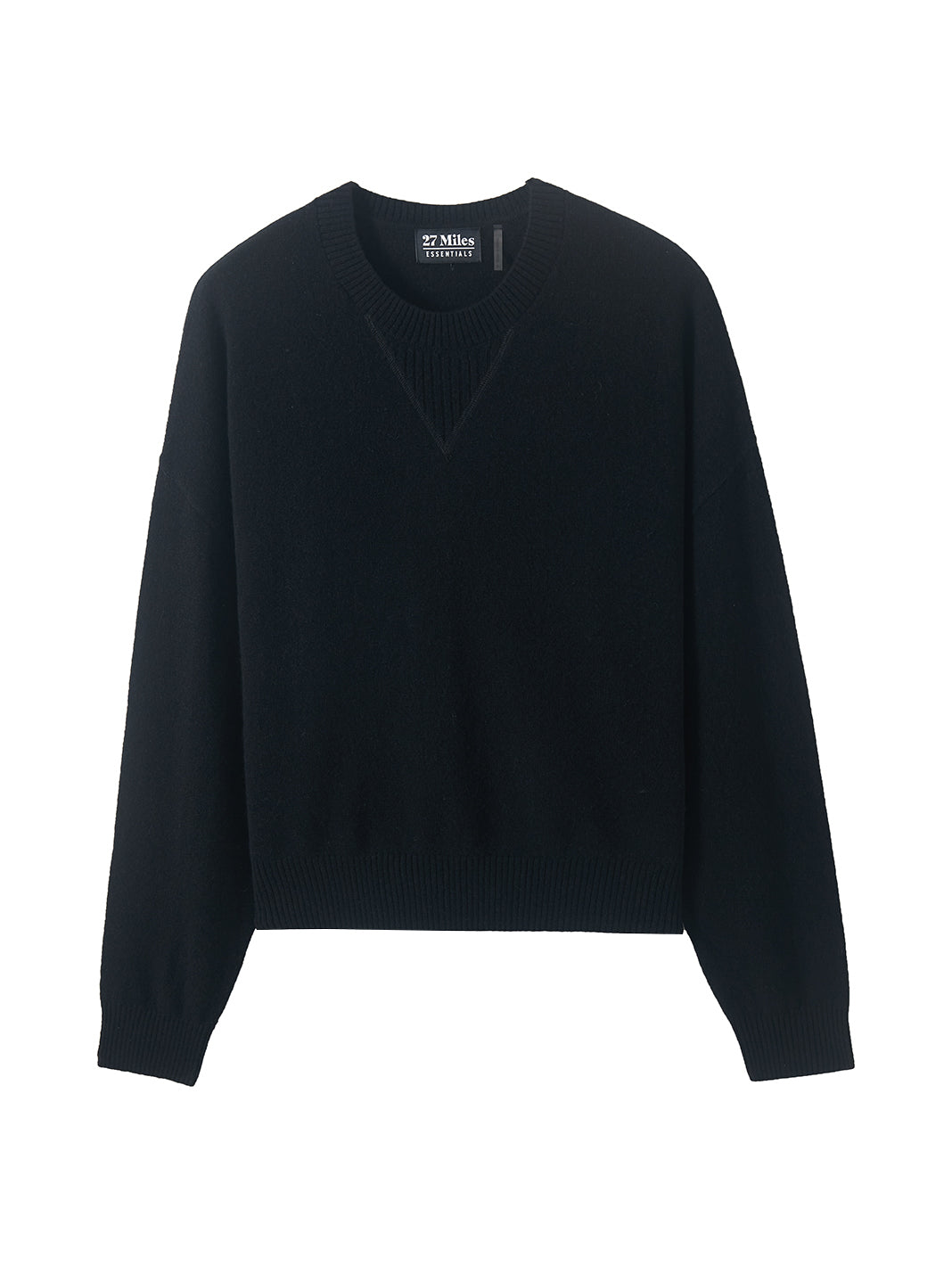Misia Cashmere Cropped Crew