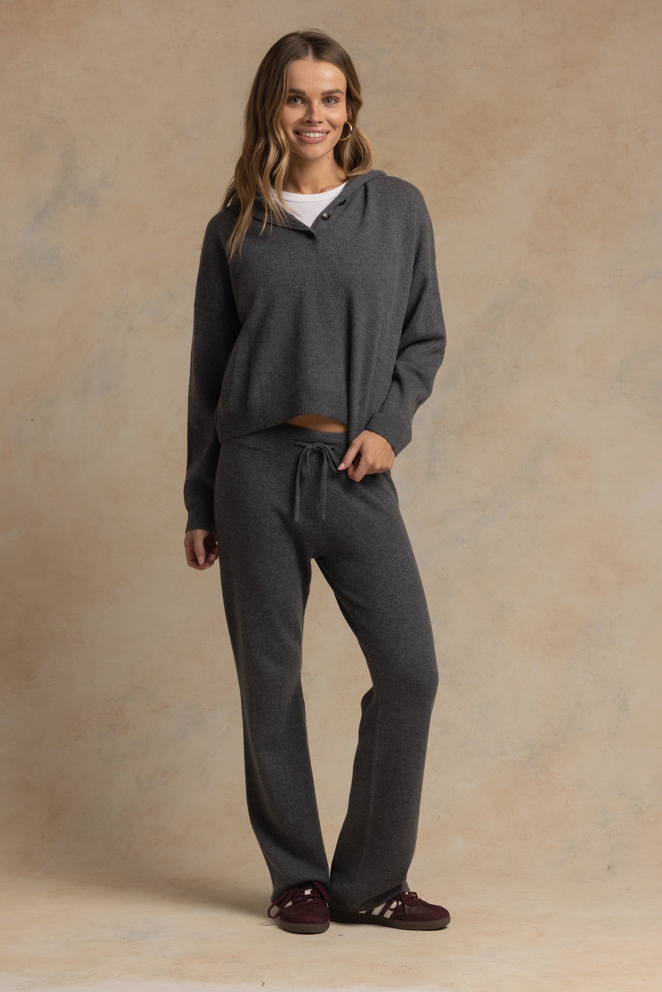 Kaite Cashmere Drawstring Pant