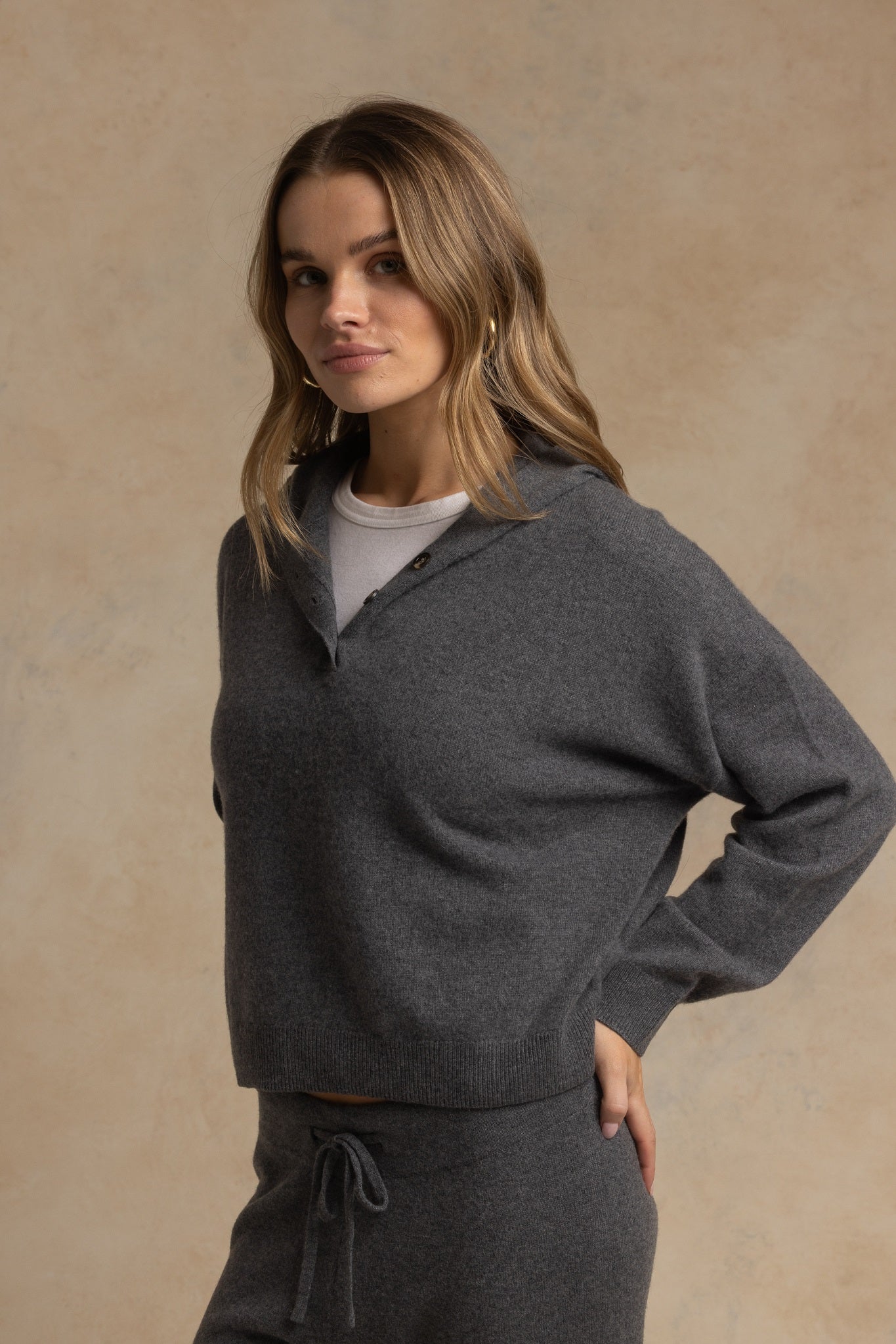 Petra Cashmere Pullover Hoodie