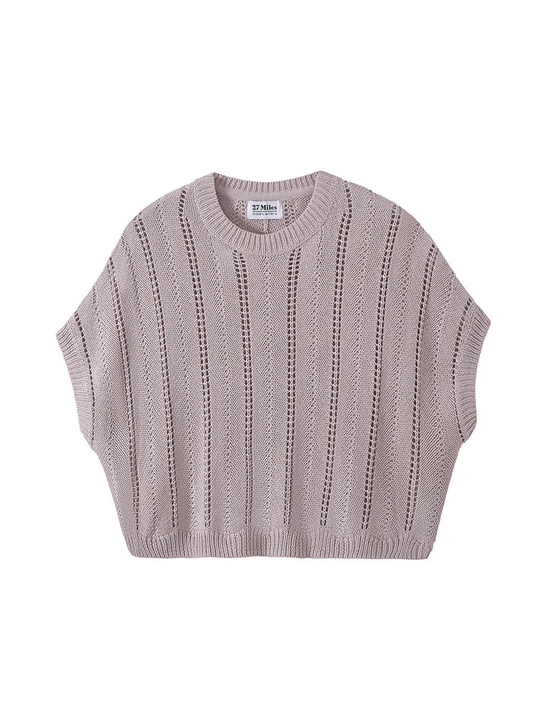 Astrid Sequin Openstitch Knit Vest
