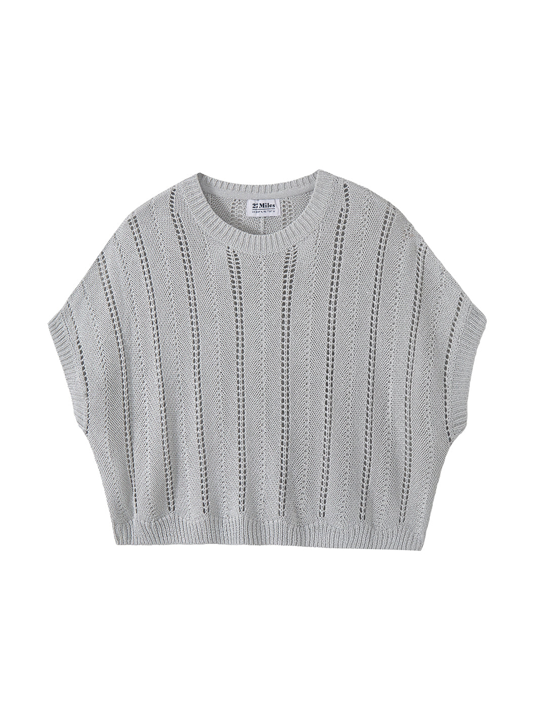 Astrid Sequin Openstitch Knit Vest