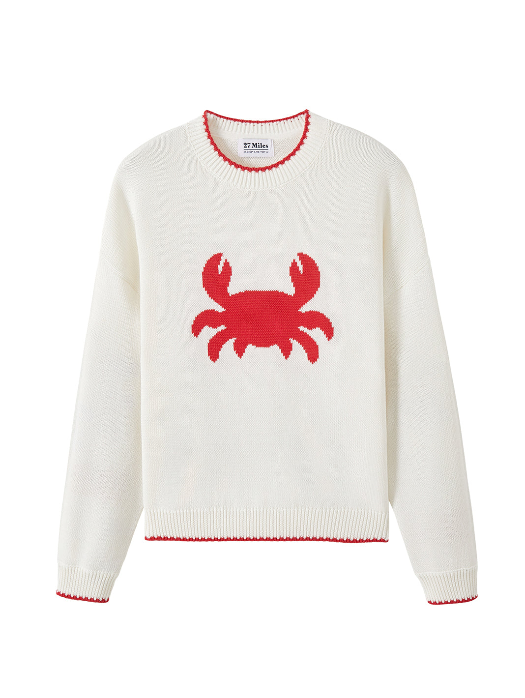 James Cotton Crab Intarsia Crew