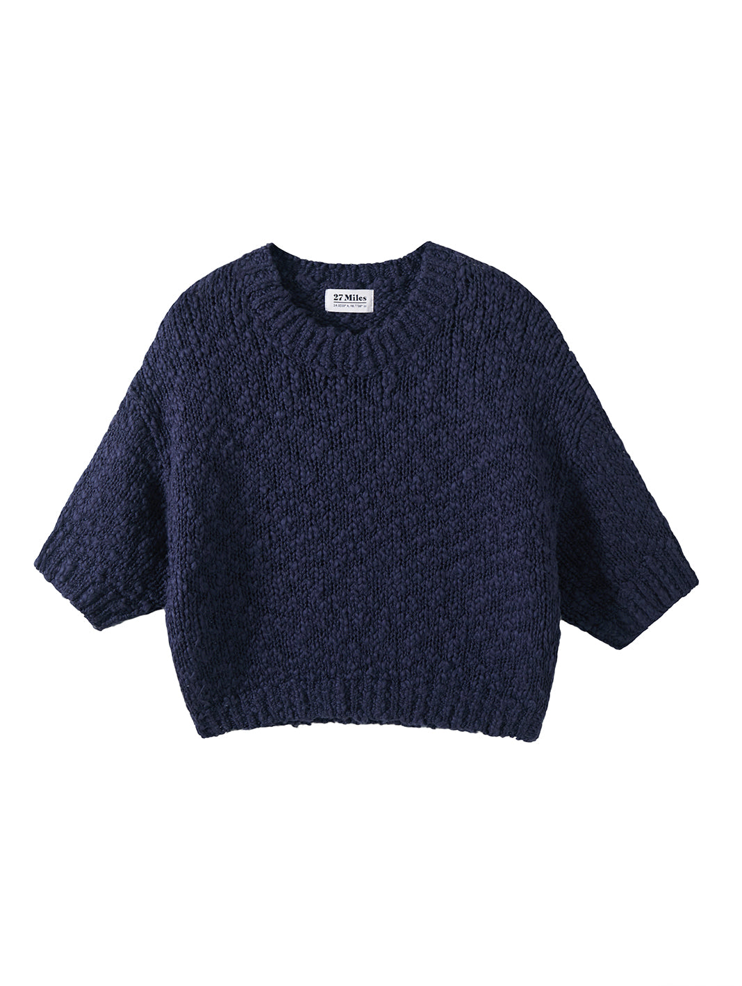 Mira Slub Cotton Short Sleeve Top
