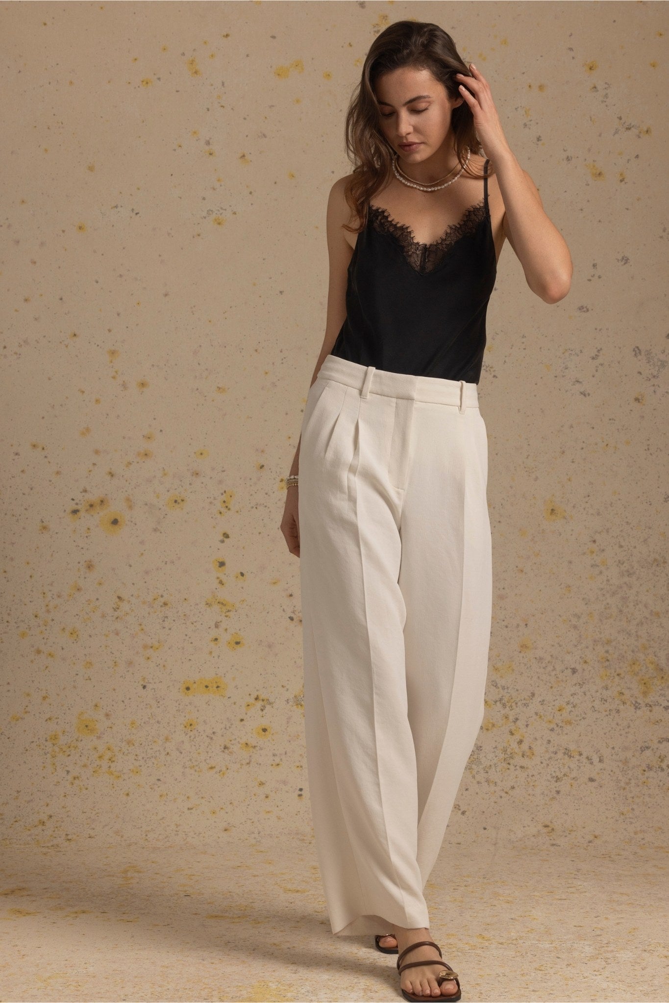 FRANCA LACE SILK CAMI