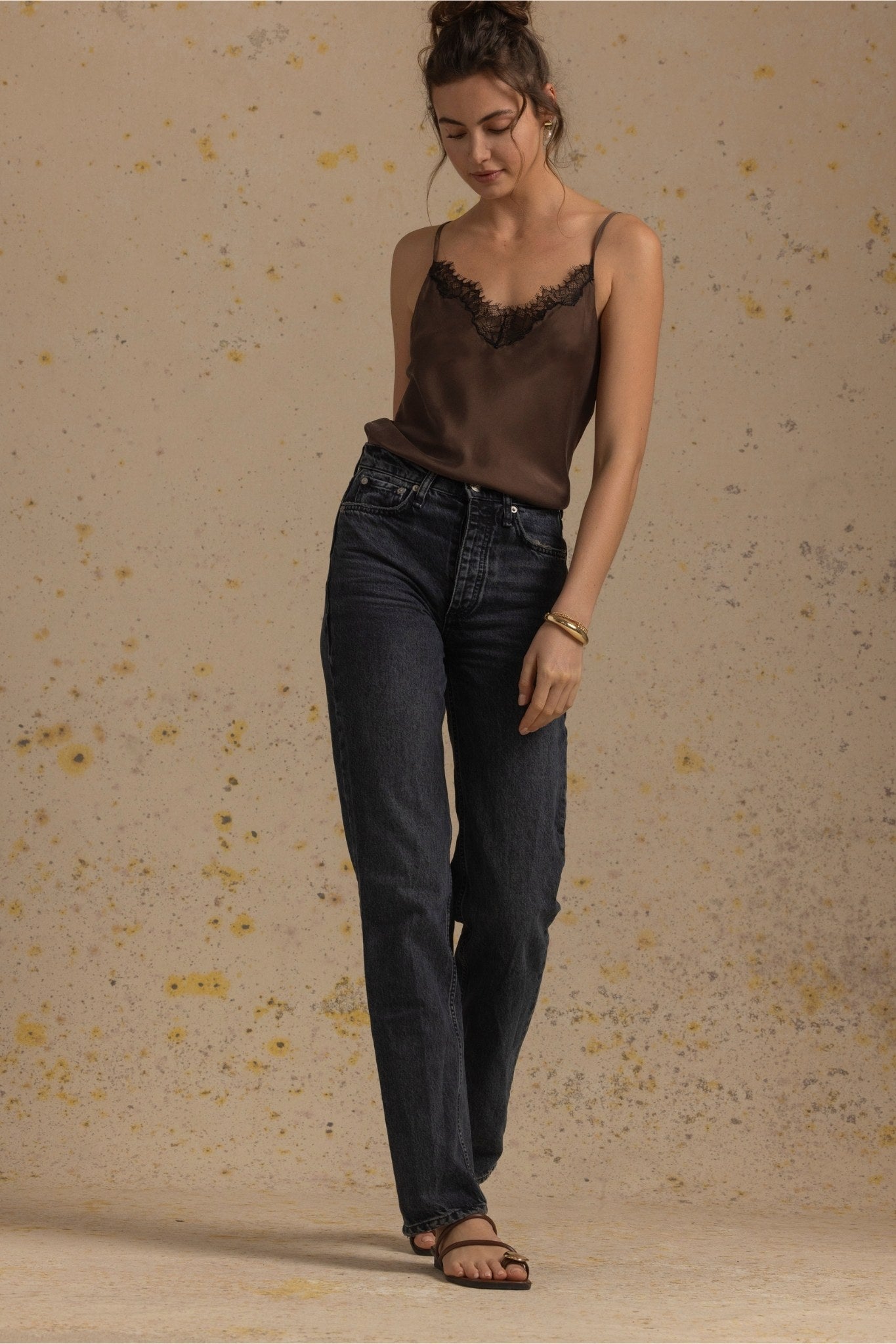 FRANCA LACE SILK CAMI