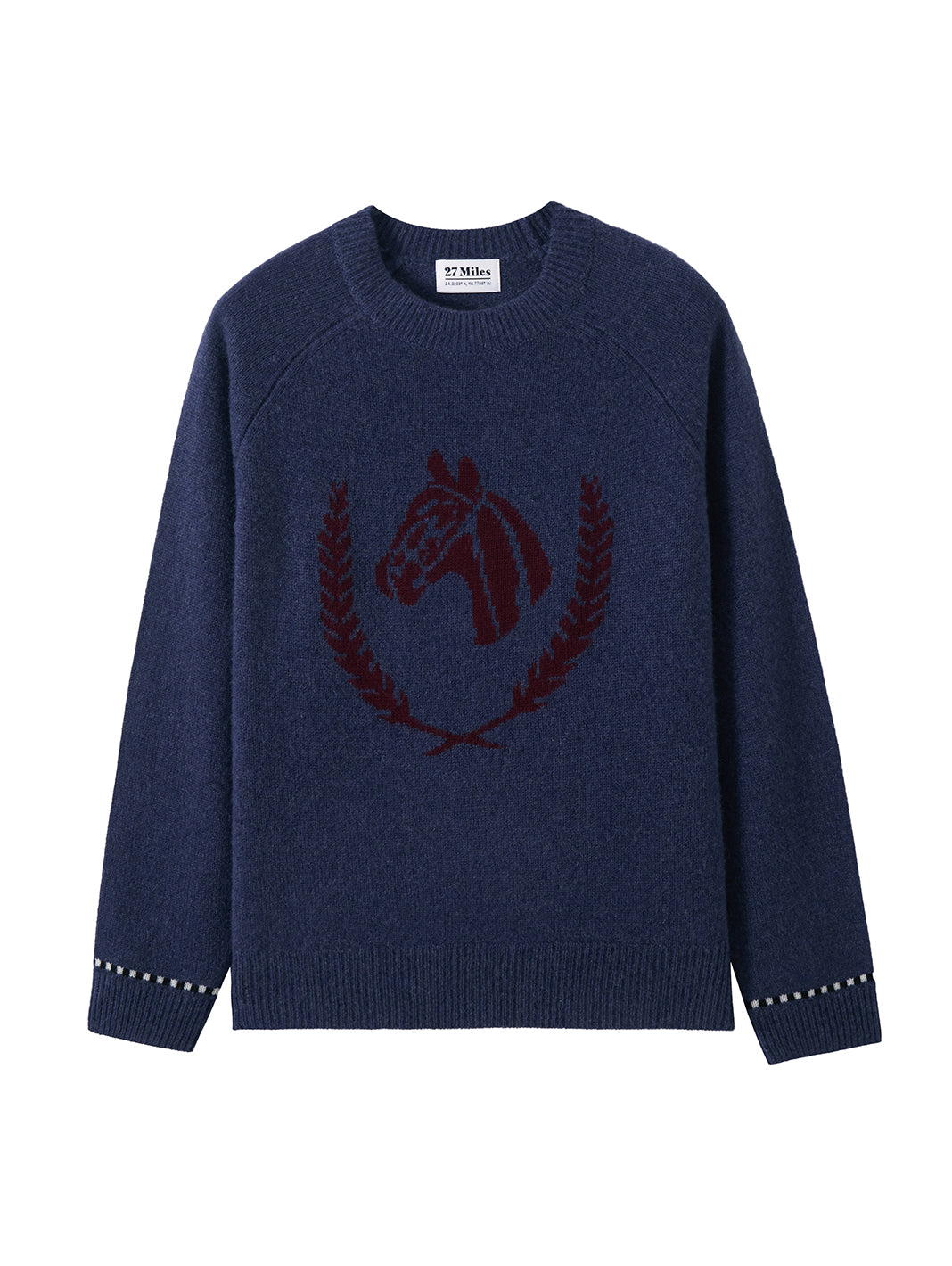 Colt Cashmere Sweater with Horse Graphic