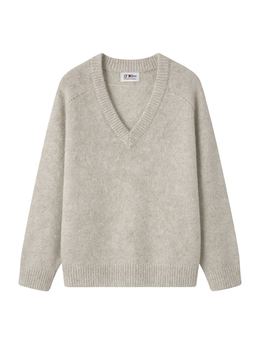 Chris Oversized Cashmere V Neck