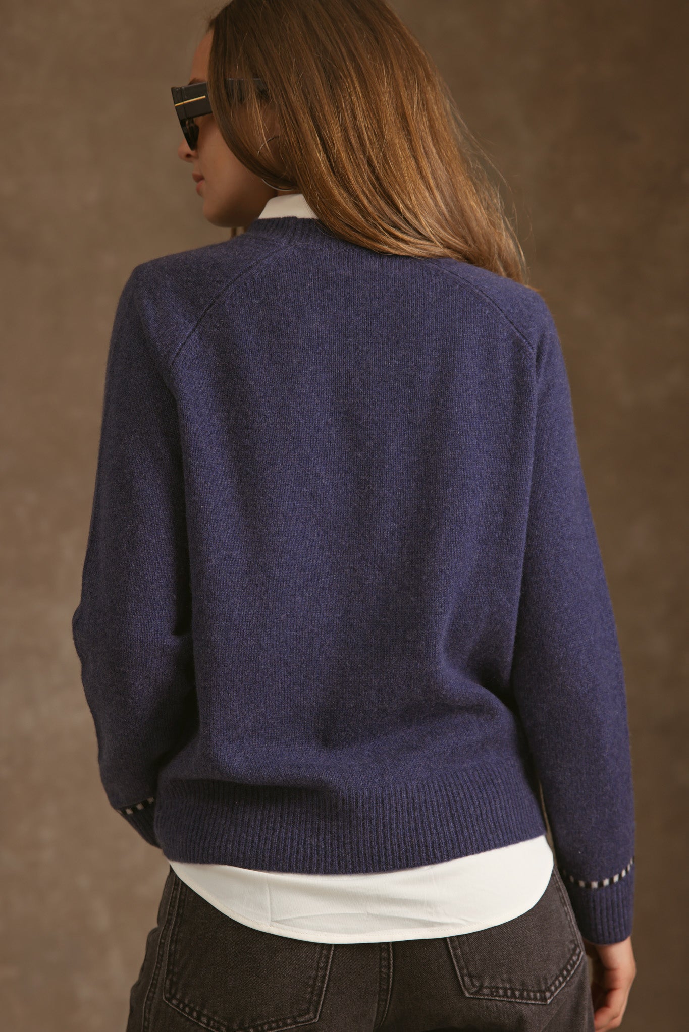 Colt Cashmere Sweater with Horse Graphic