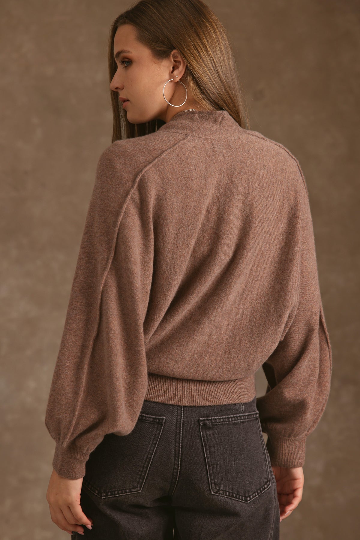 Gayle Cashmere Blend Zip Cardigan