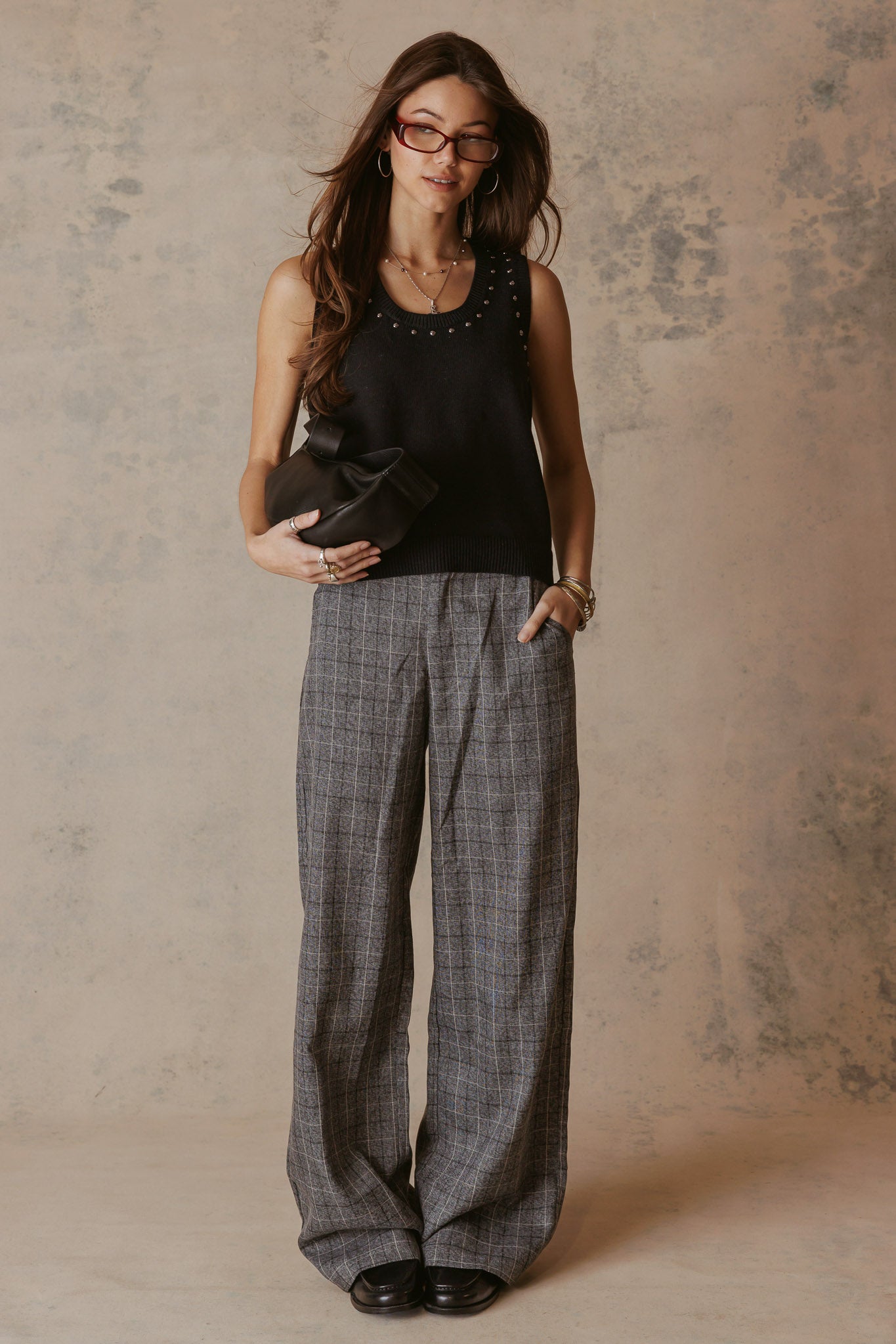 Nancy Studded Knit Tank