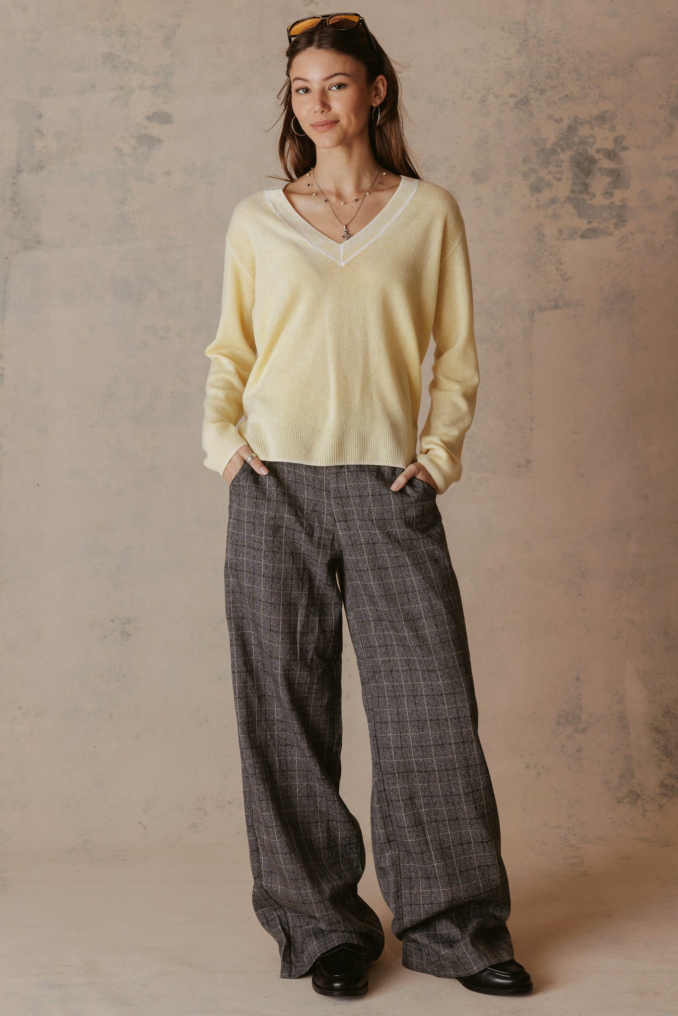 Sarah Cashmere V Neck