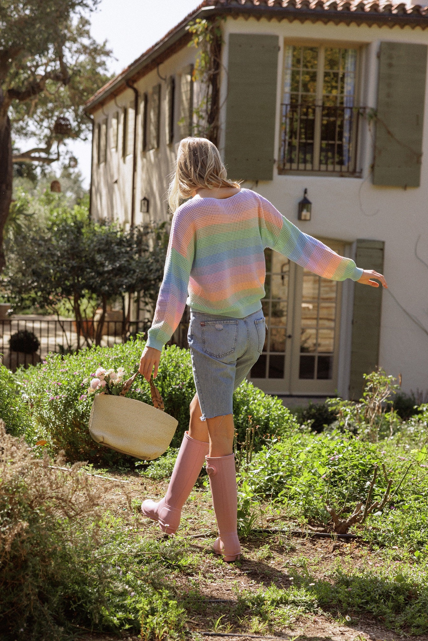 Cinzia Women's Cotton Multi Color Stripe Top