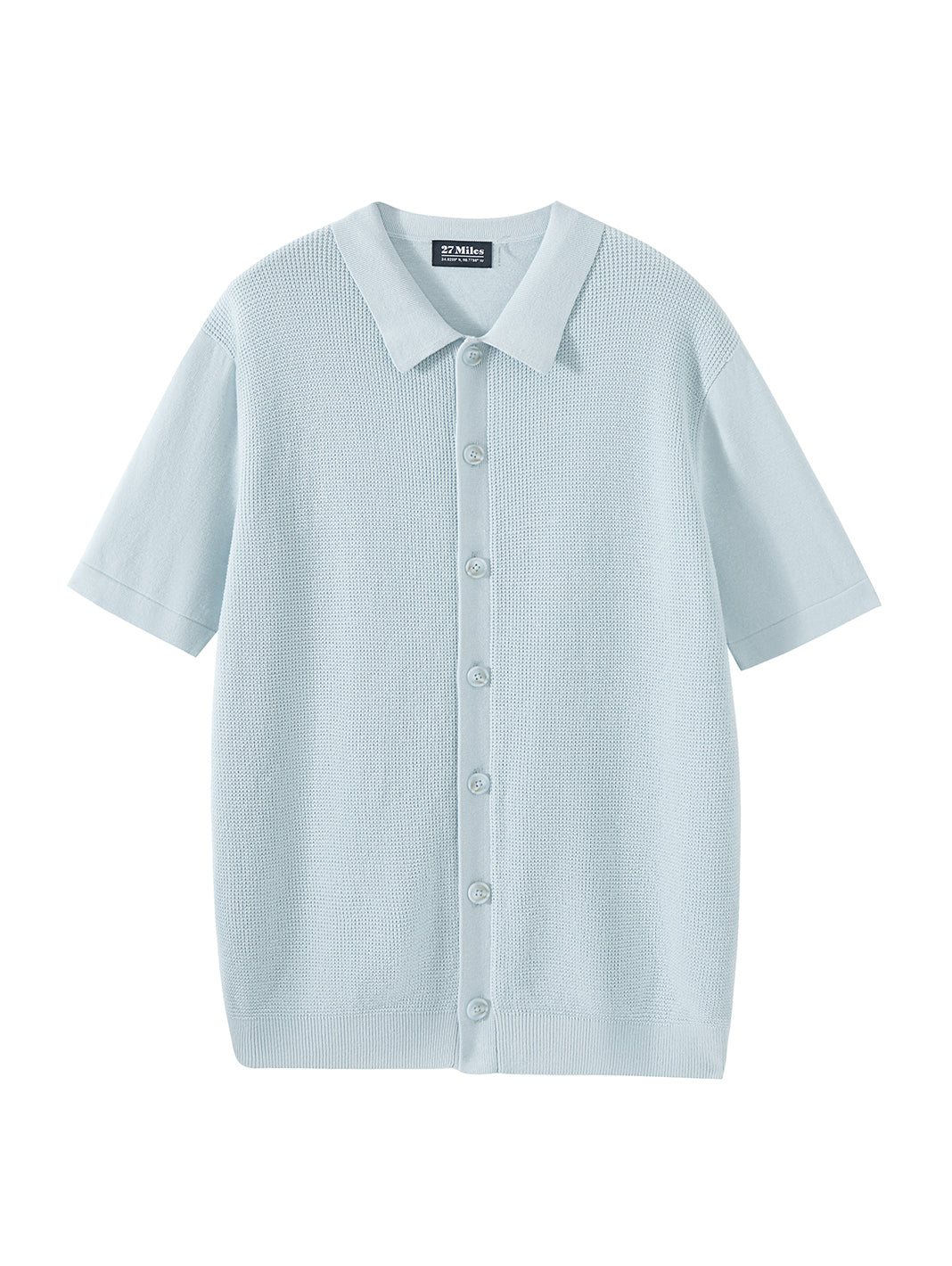 Pietro Silk Linen Blend Short Sleeve Collar Button UP