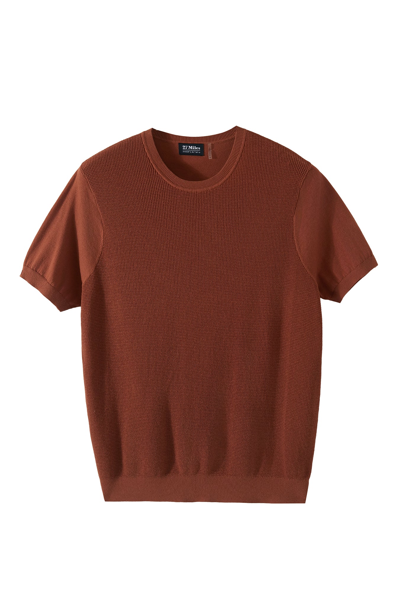 Salvo Men's Organic Cotton Short Sleeve Crew