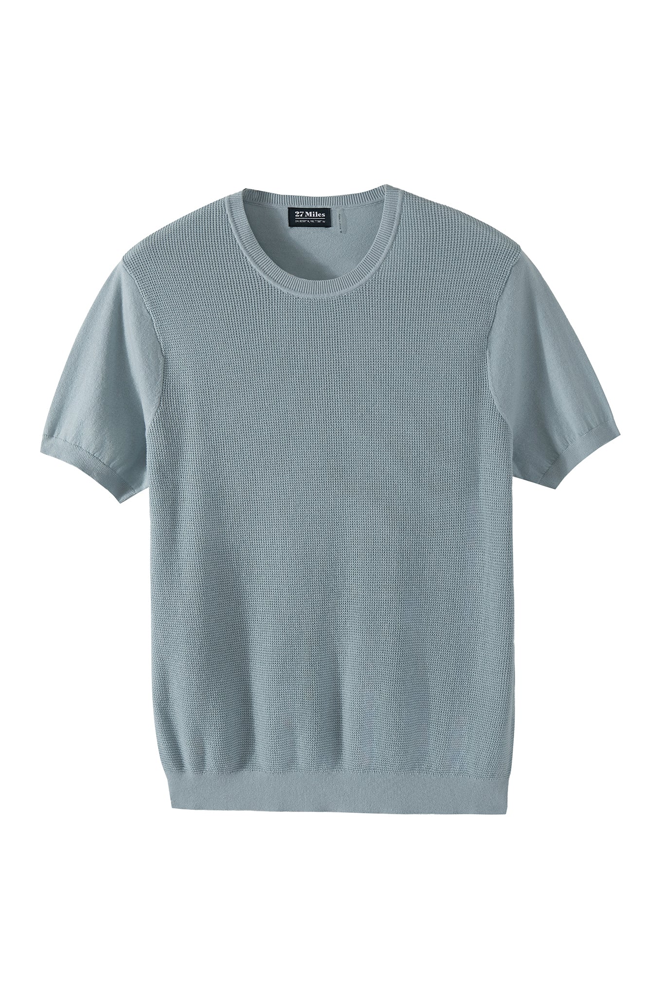 Salvo Men's Organic Cotton Short Sleeve Crew