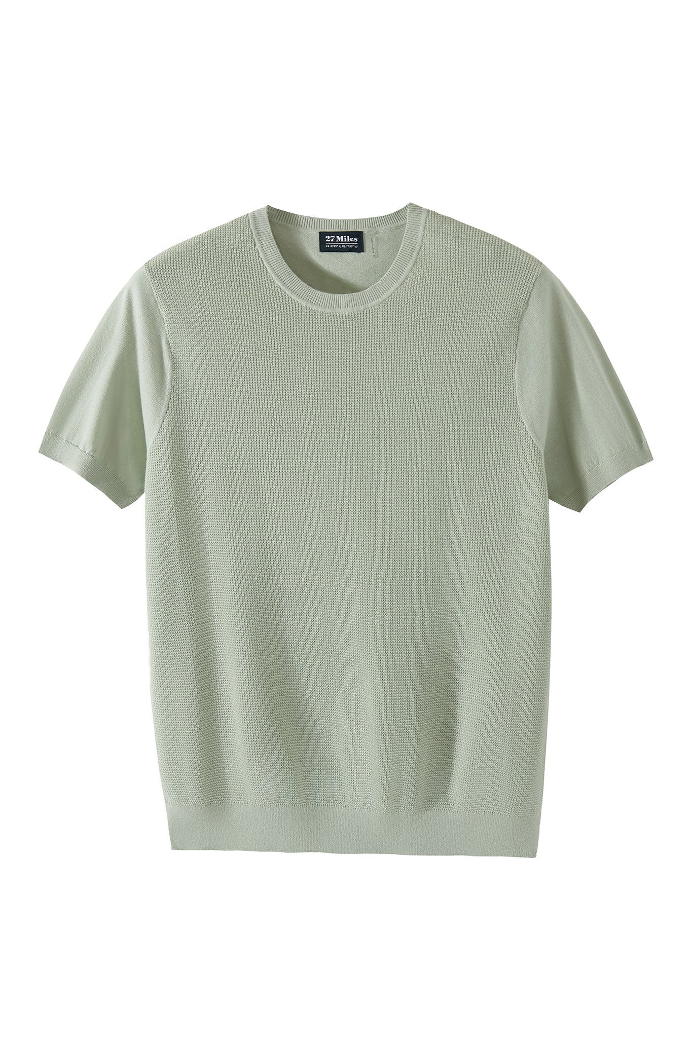 Salvo Men's Organic Cotton Short Sleeve Crew