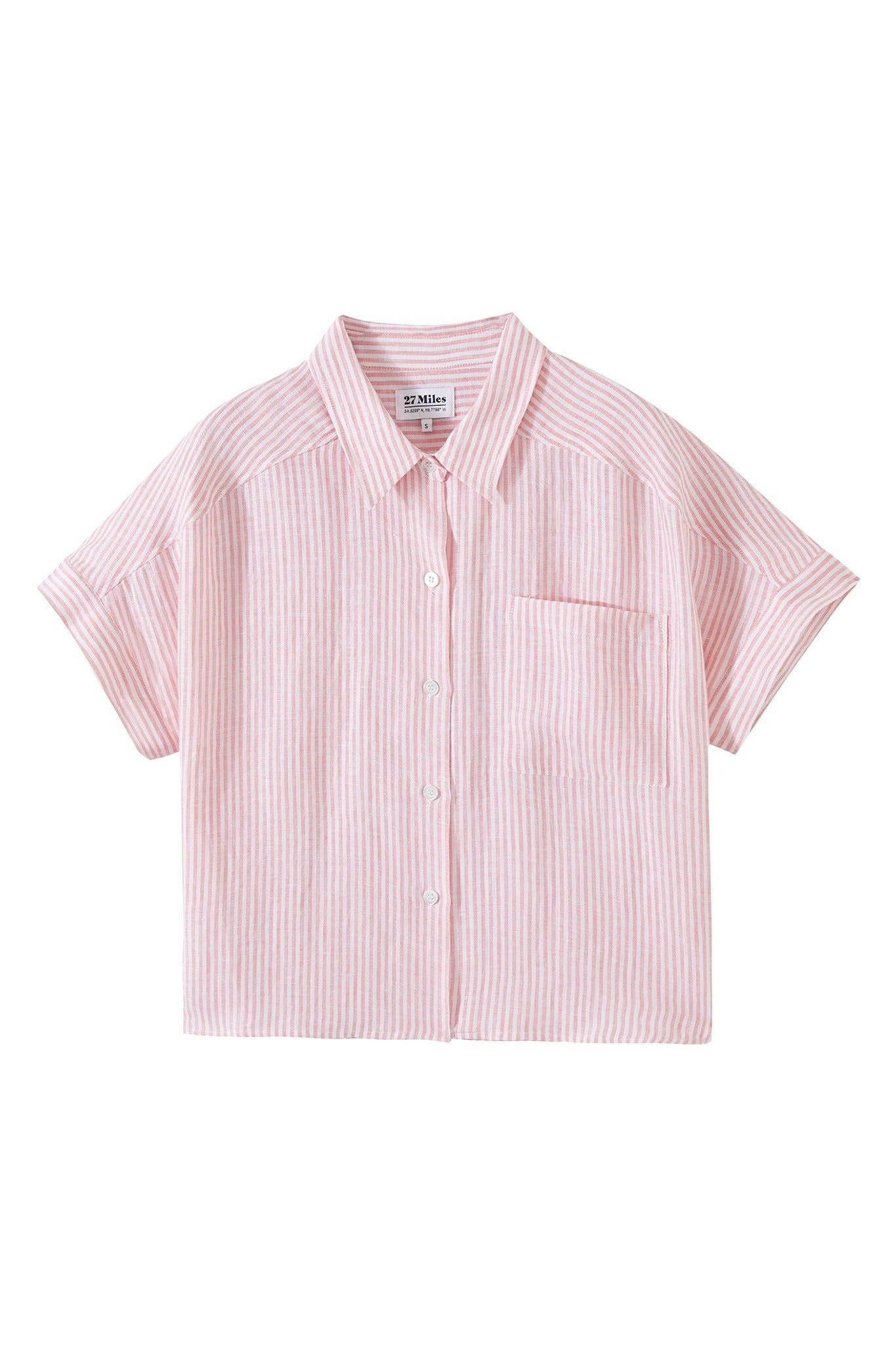 Catania Short Sleeve Pin Stripe Shirt