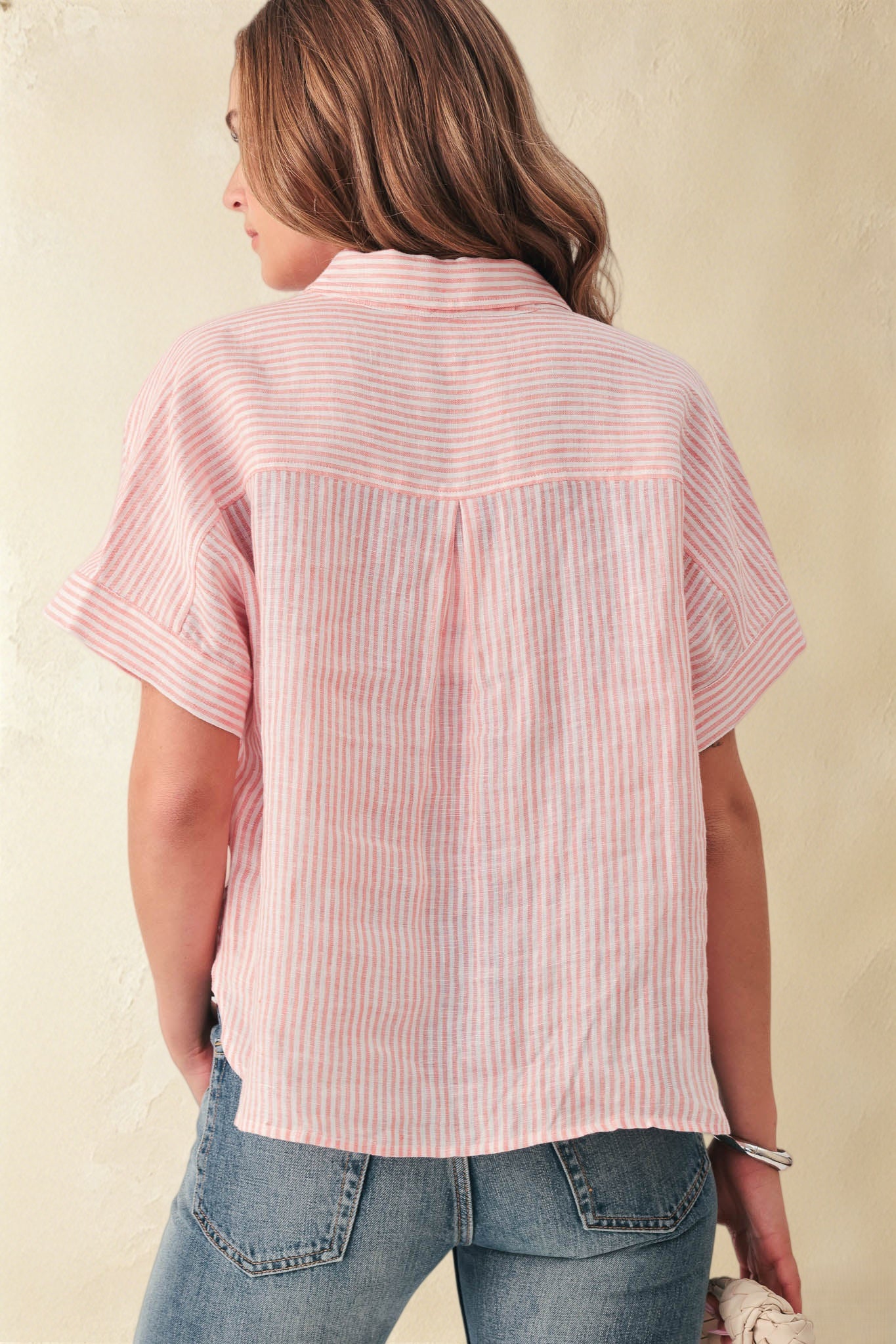 Catania Short Sleeve Pin Stripe Shirt