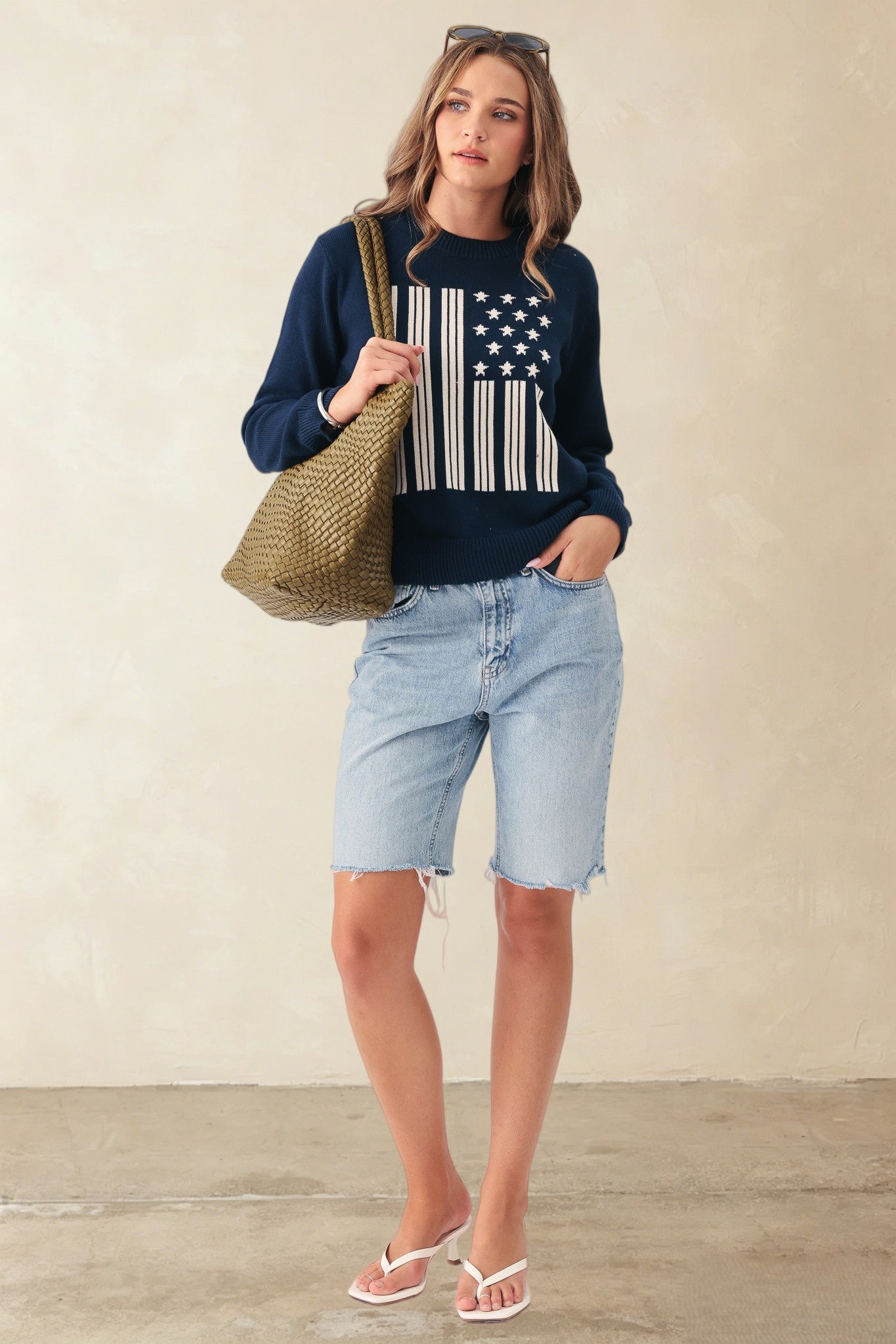 Liberty Cotton Flag Sweater