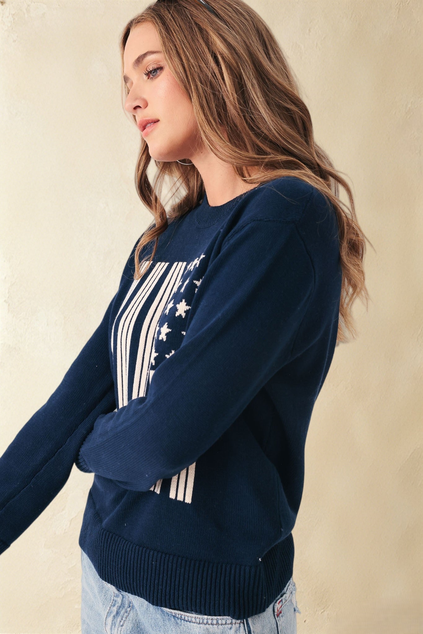 Liberty Cotton Flag Sweater