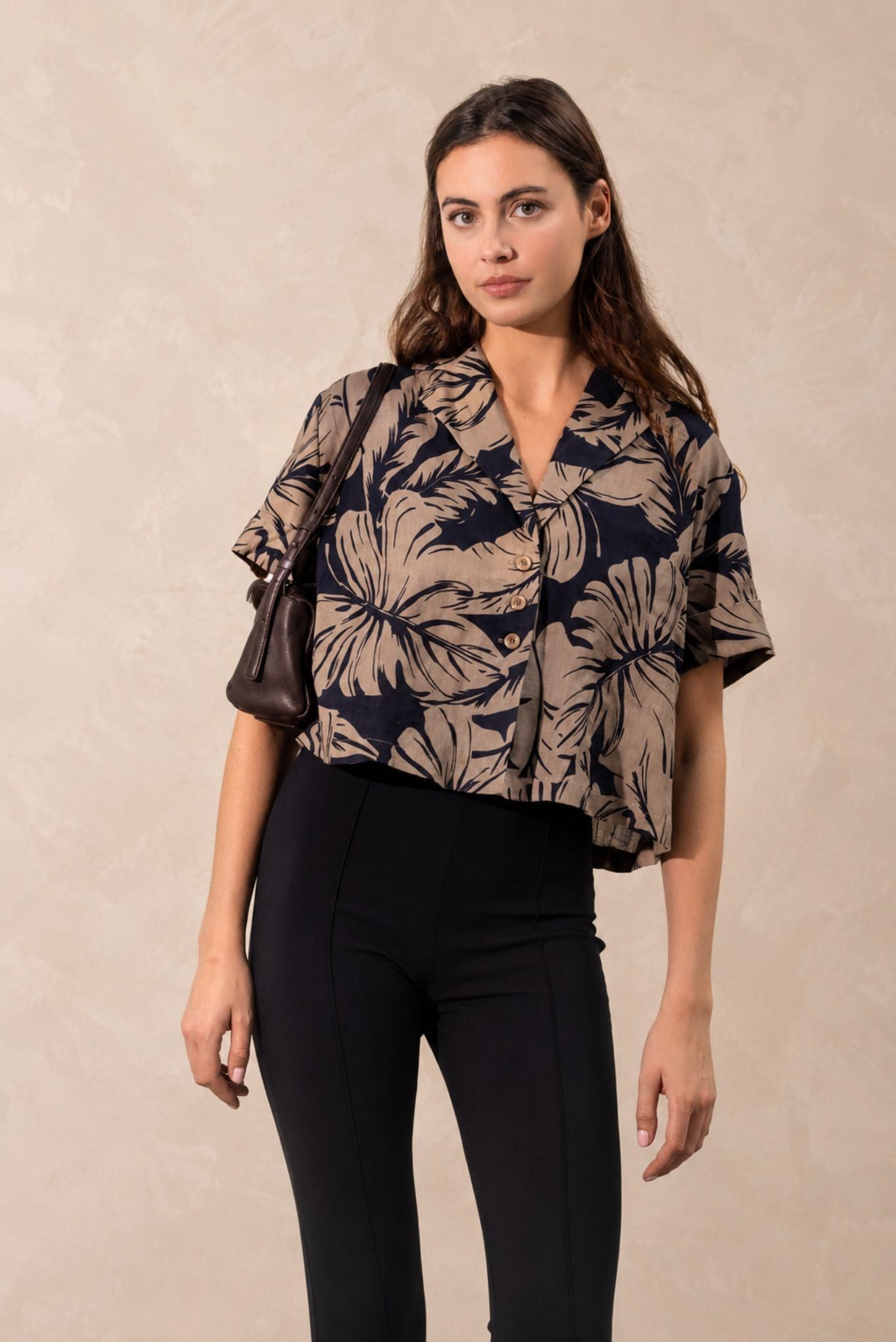 Eugenia Short Sleeve Linen Shirt