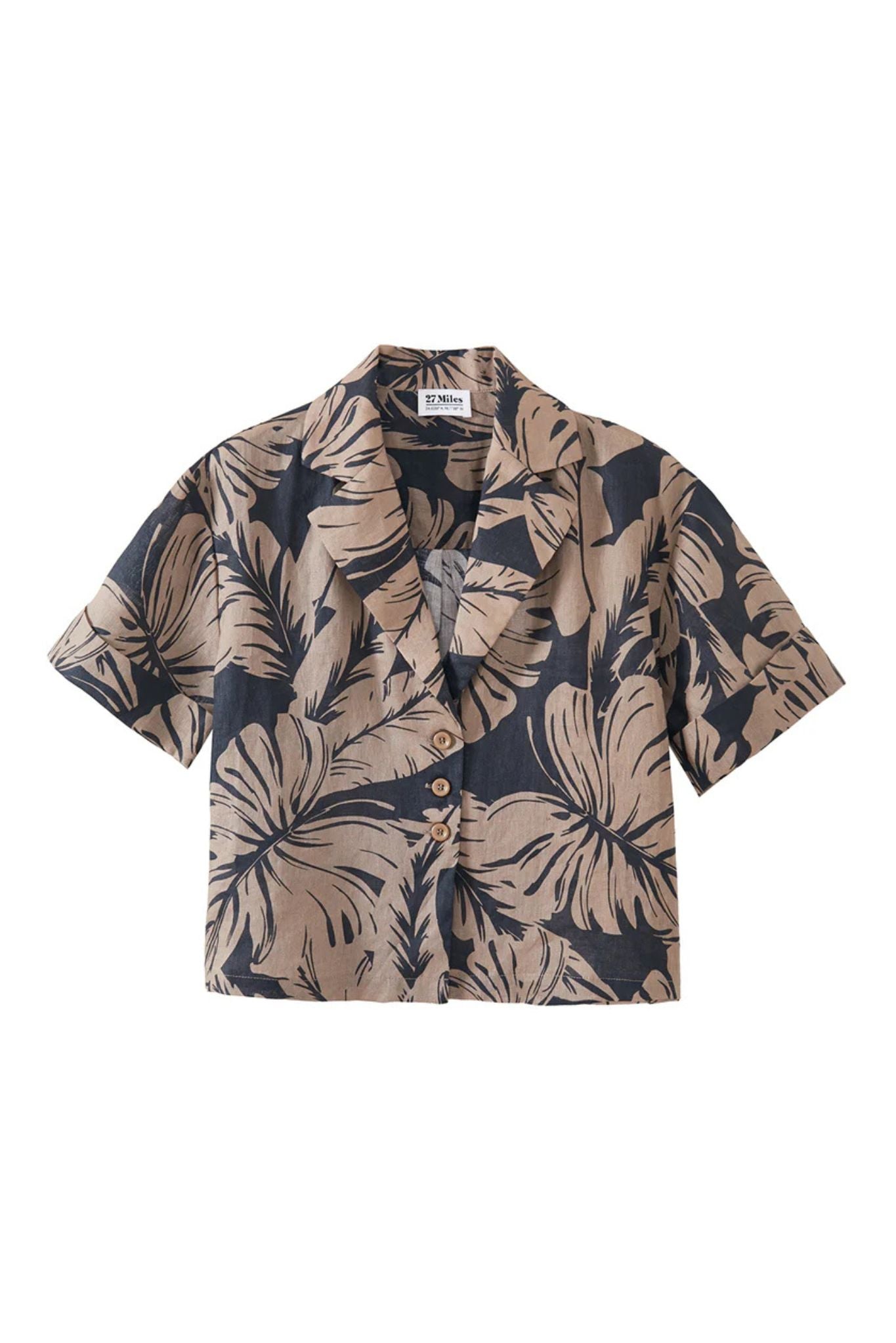 Eugenia Short Sleeve Linen Shirt