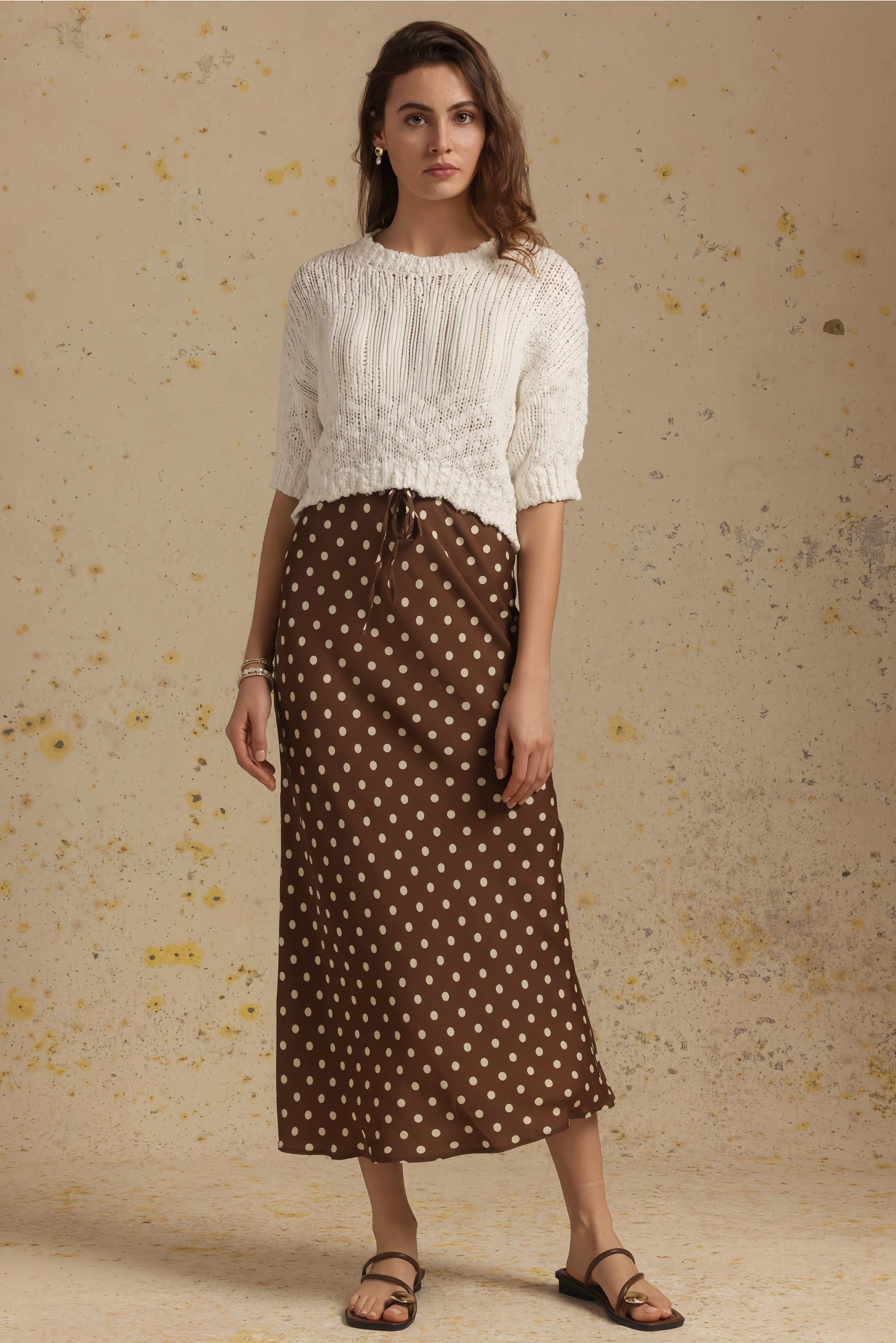 Mira Slub Cotton Short Sleeve Top