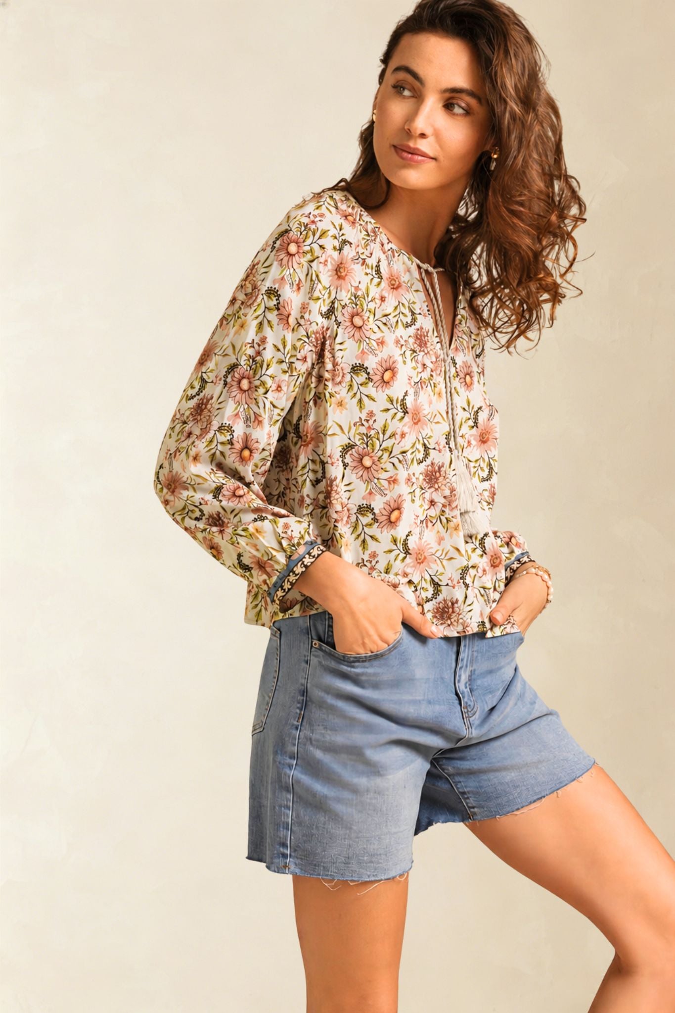 Leanna Printed Blouse