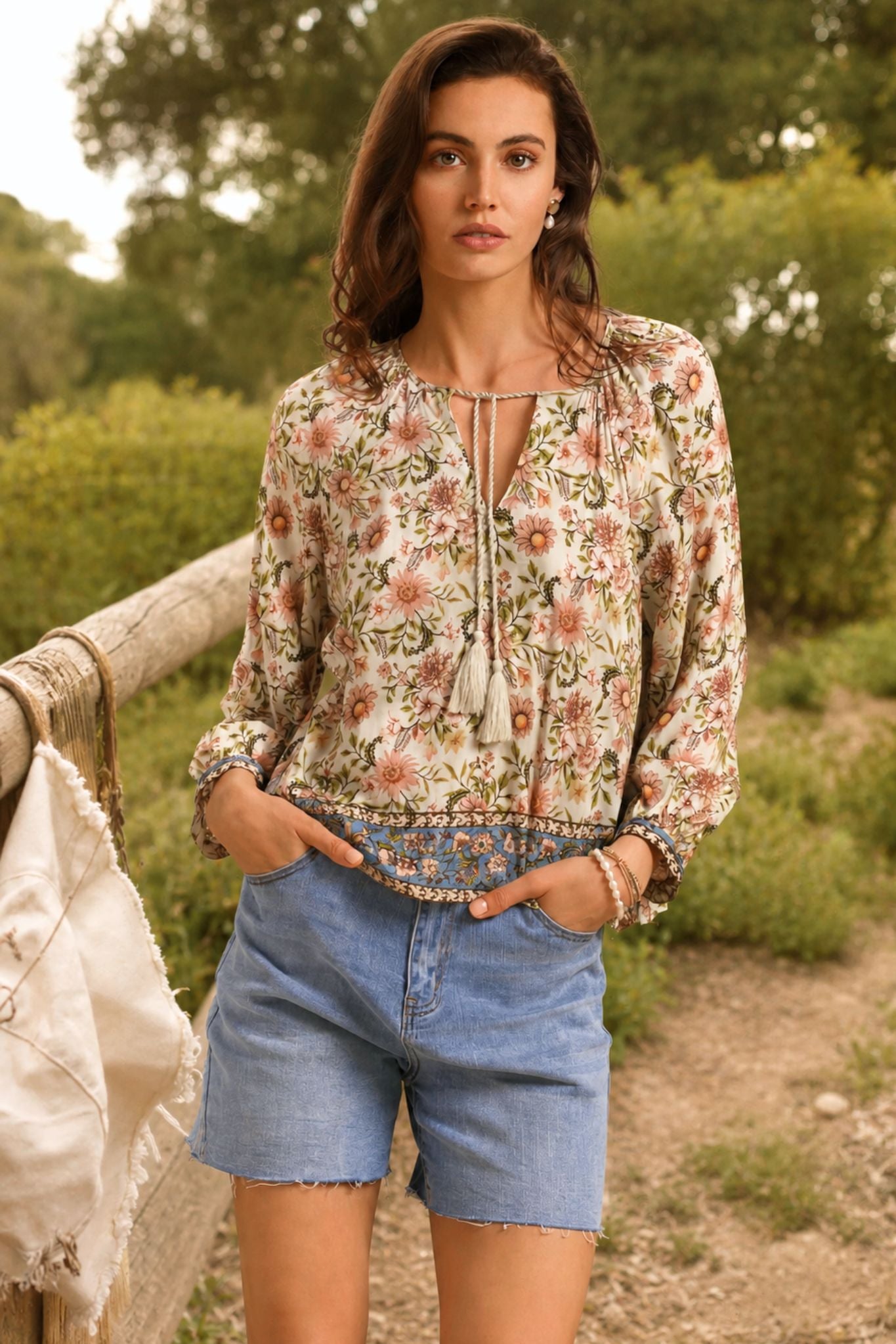 Leanna Printed Blouse
