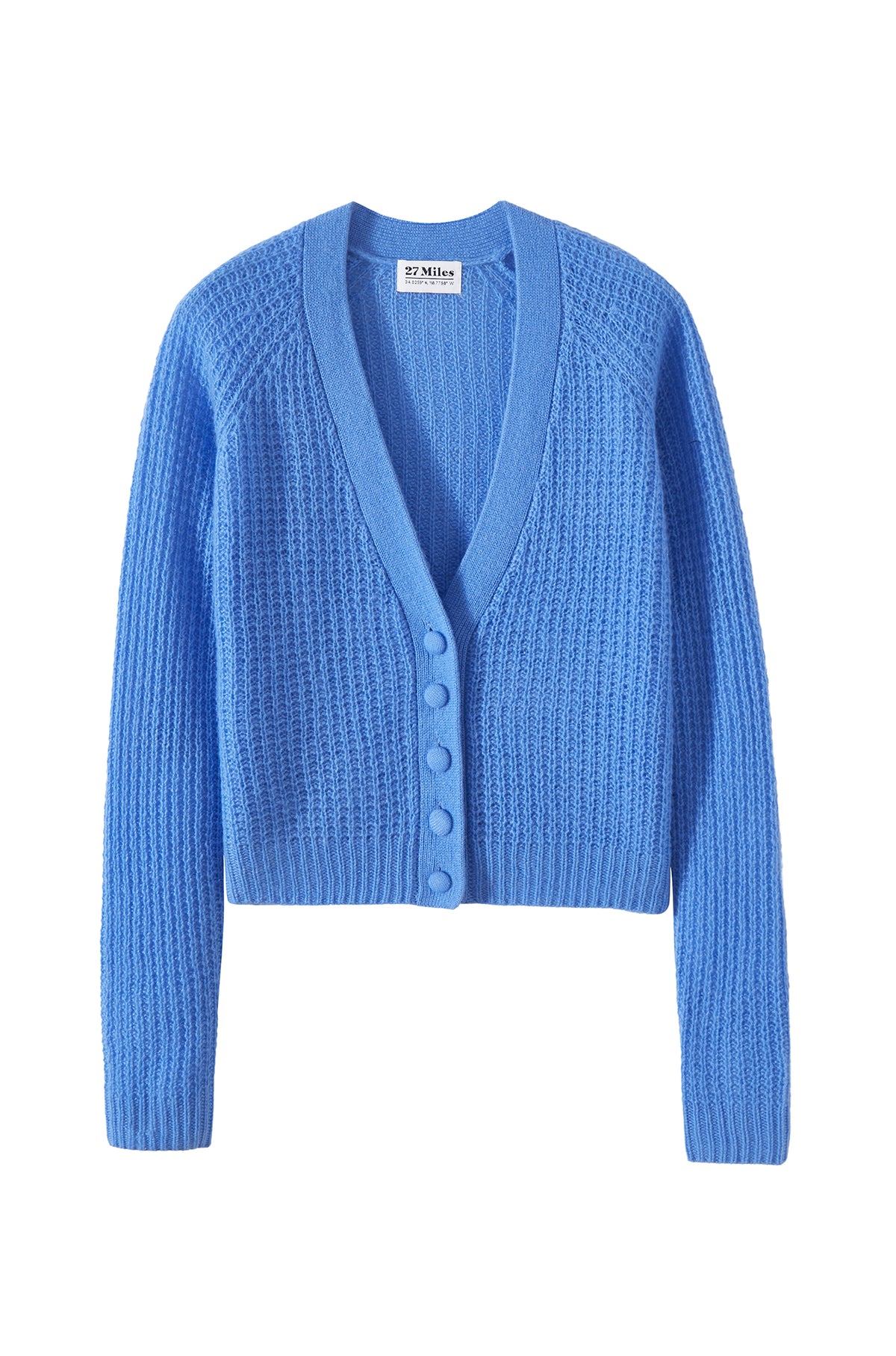 Arbor Cashmere V-Neck Button-Front Cardigan