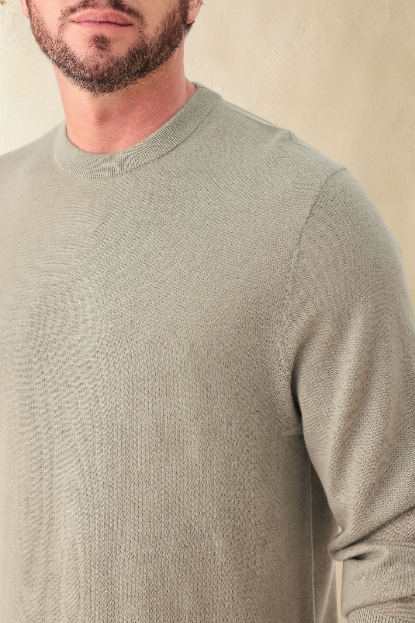 Andrea Tissue Weigth Cashmere Crewneck