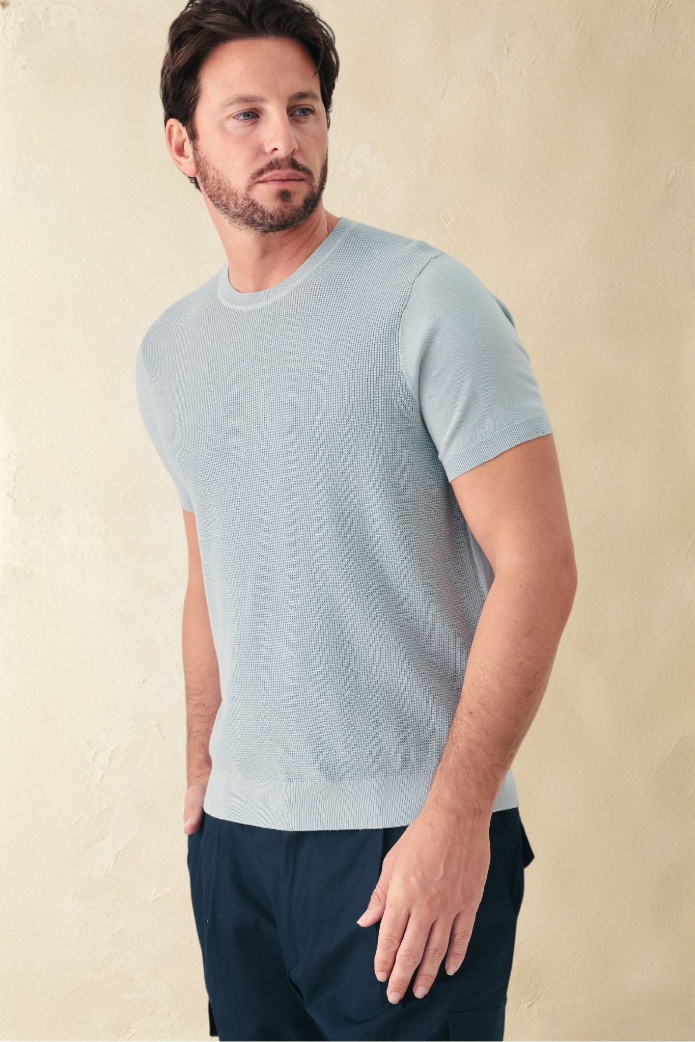 Salvo Men's Organic Cotton Short Sleeve Crew